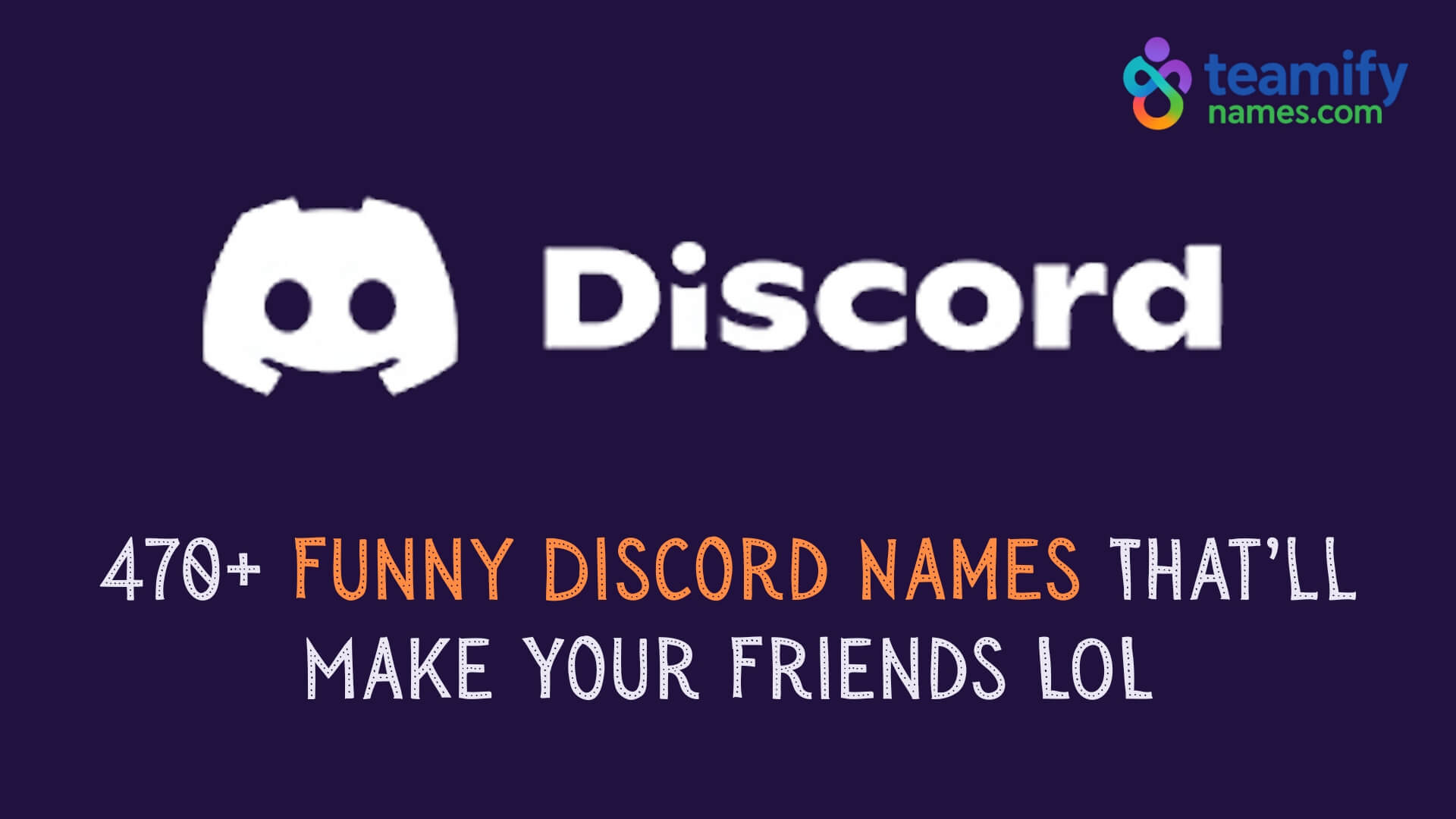 470+ Funny Discord Names That’ll Make Your Friends LOL | Ultimate List 2025