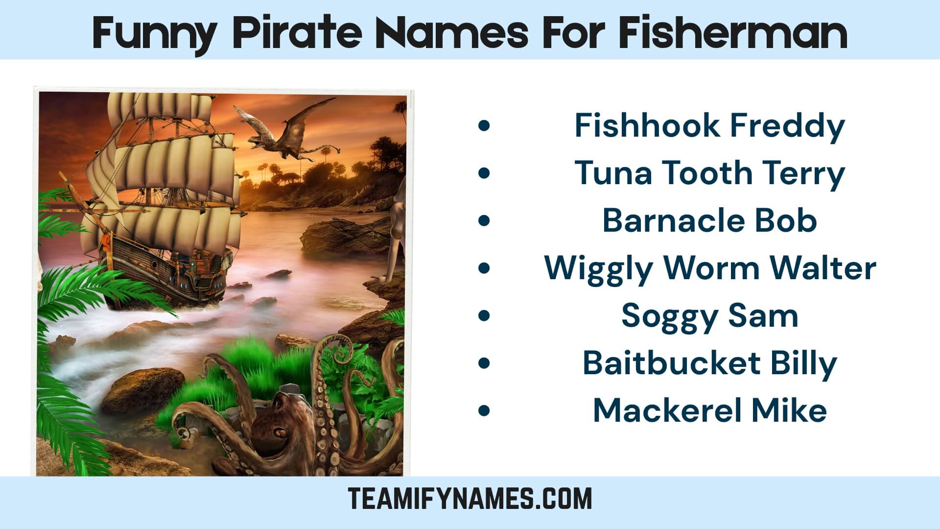 Funny Pirate Names For Fisherman