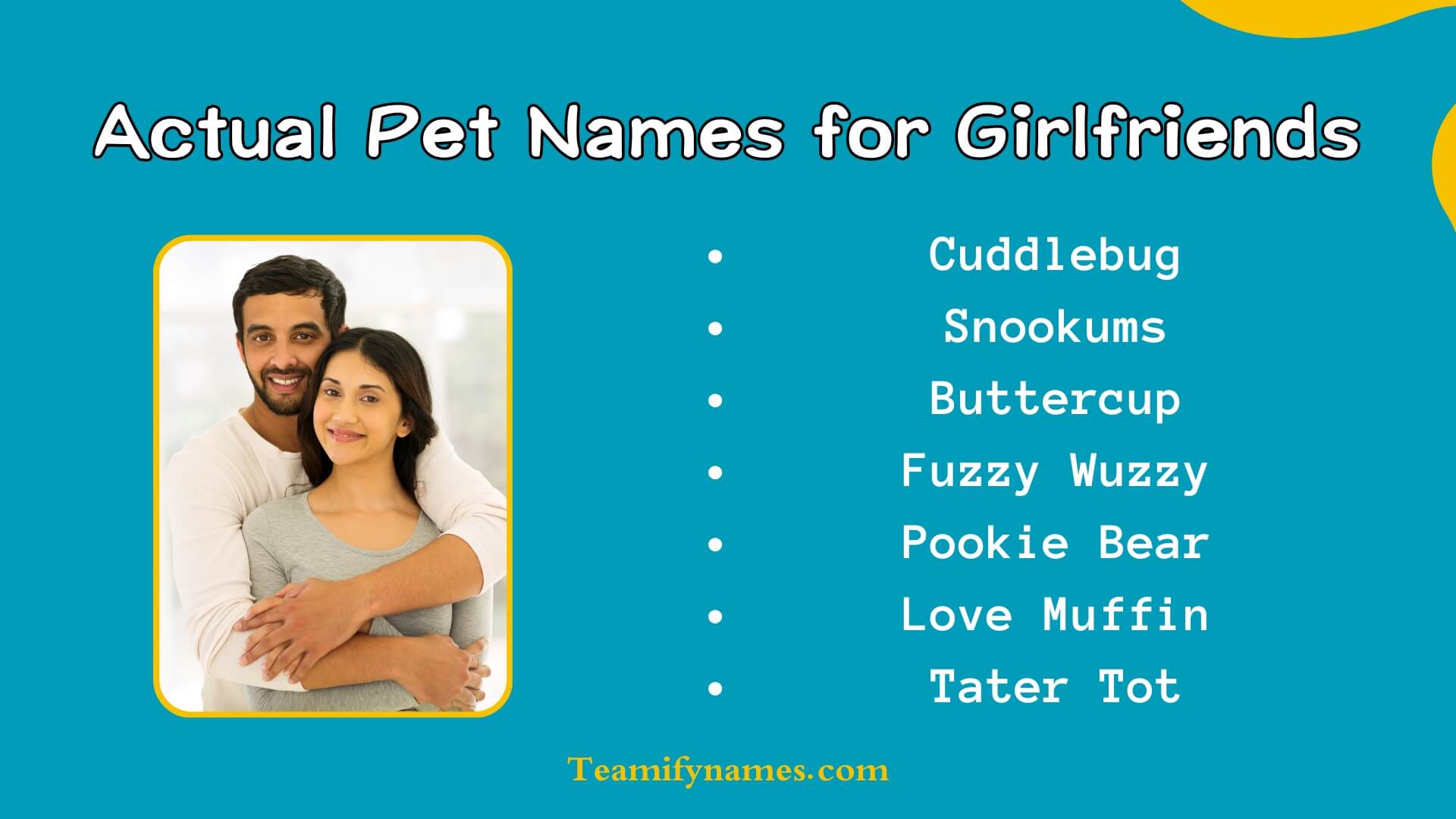 Actual Pet Names for Girlfriends