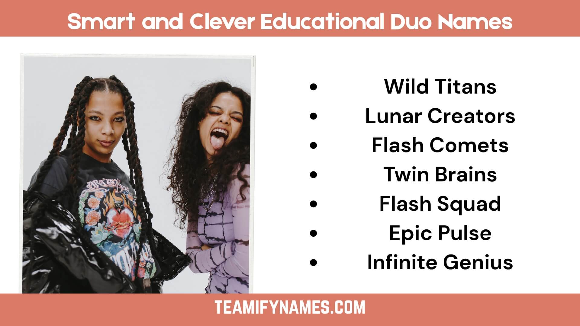 Smart and Clever Educational Duo Names