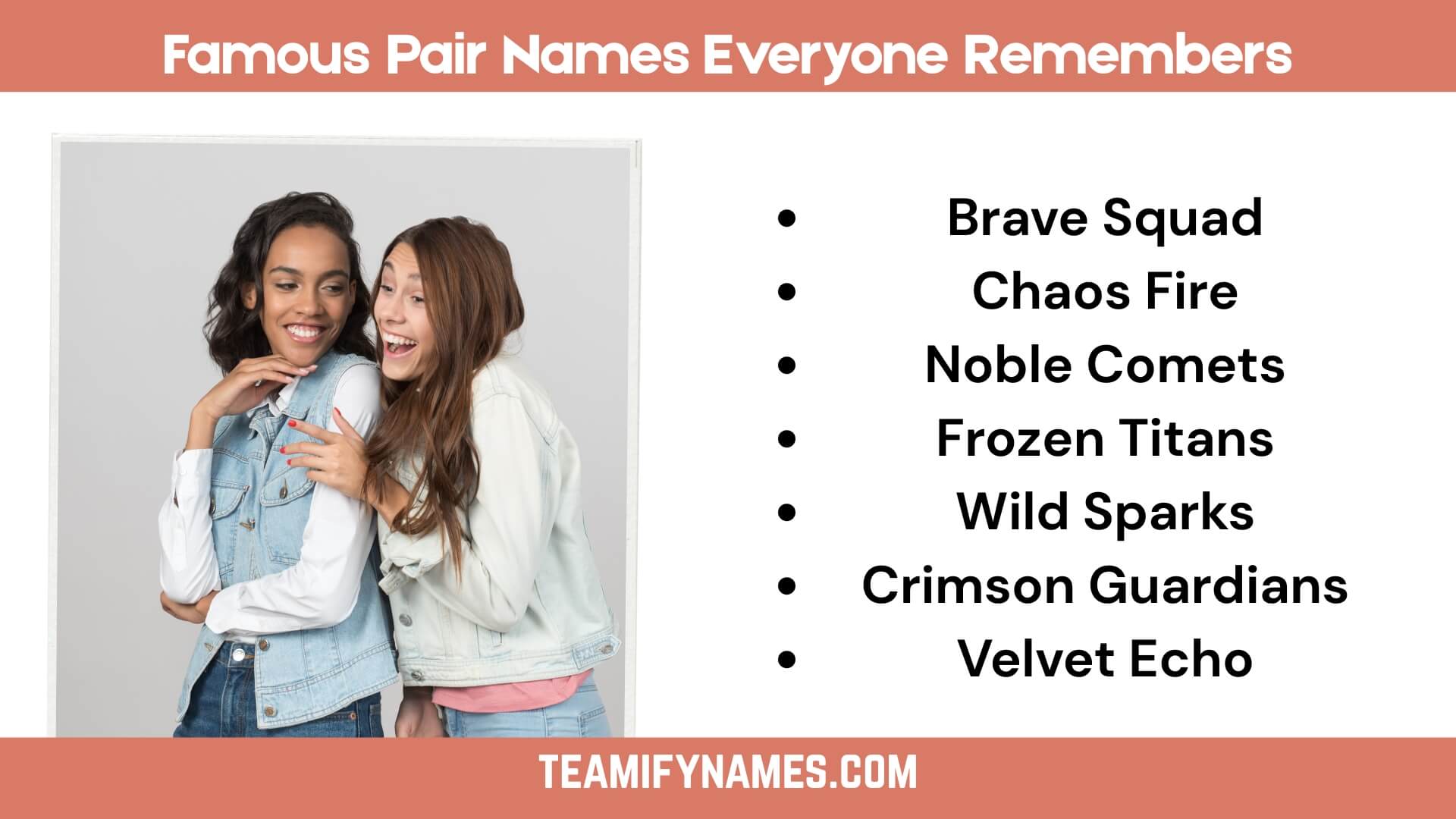 Famous Pair Names Everyone Remembers