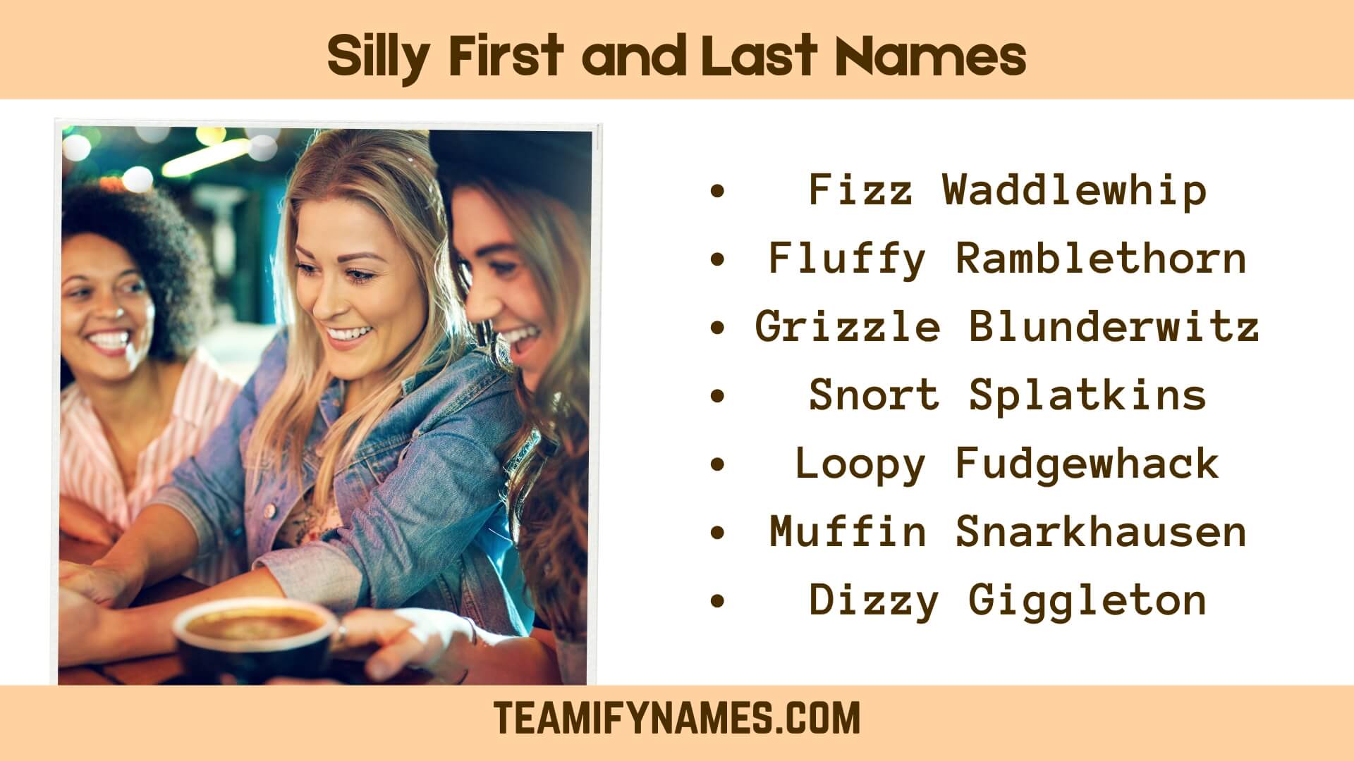 Silly First and Last Names