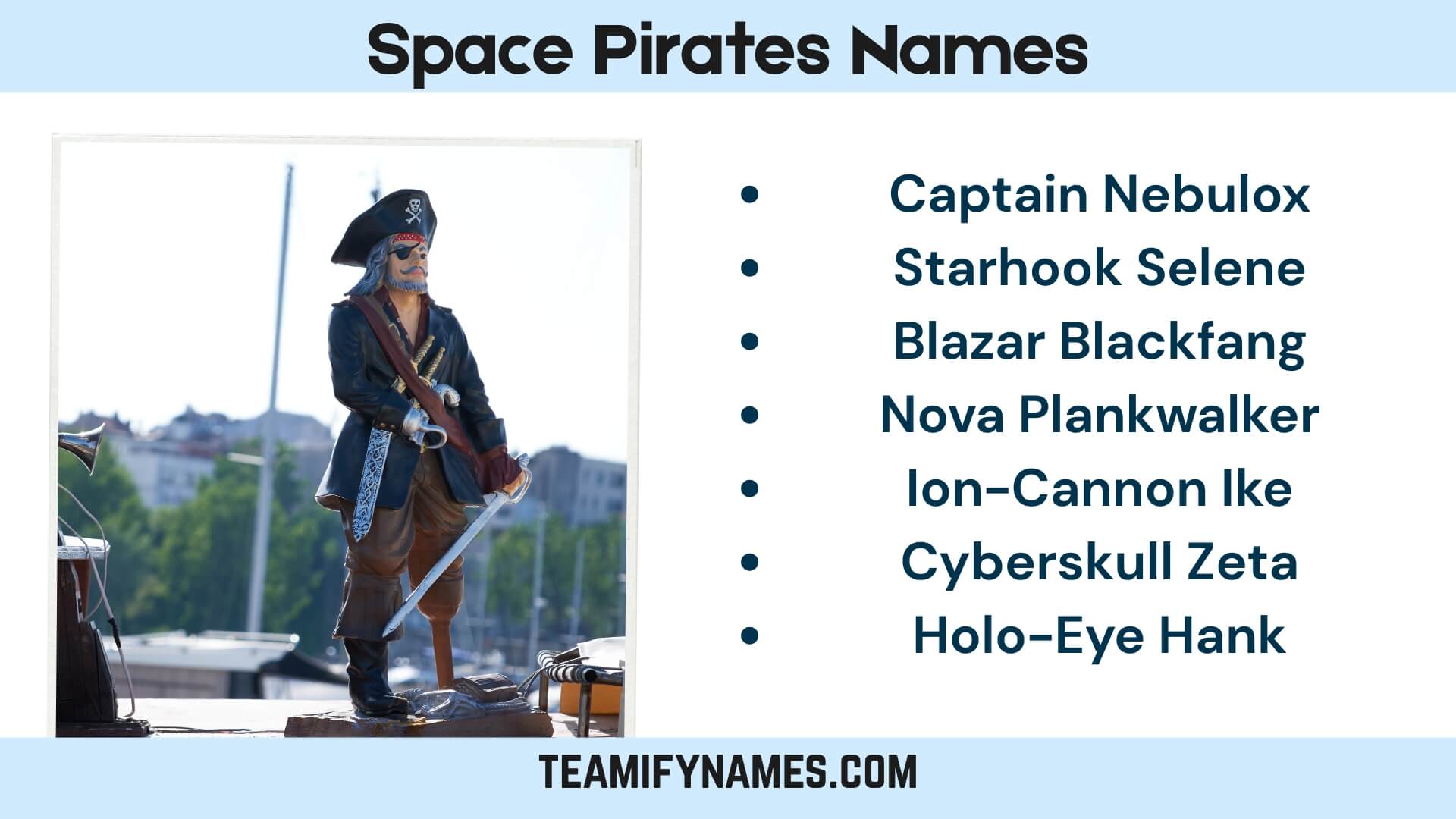 Space Pirates Names