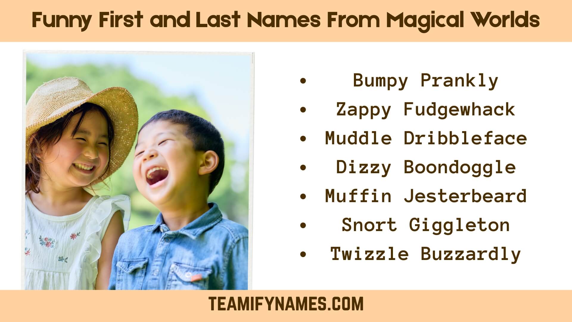 Funny First and Last Names From Magical Worlds
