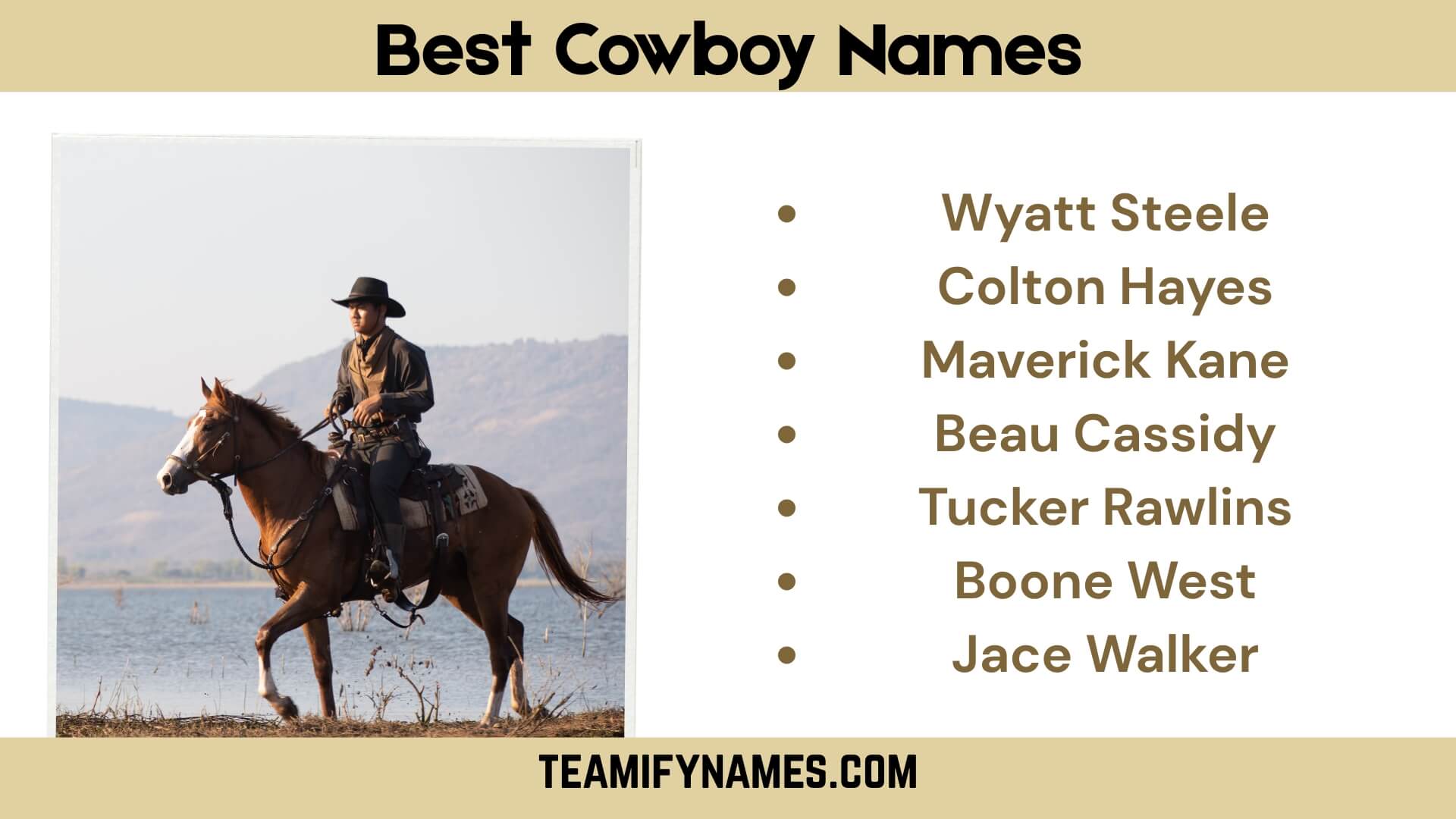 Best Cowboy Names
