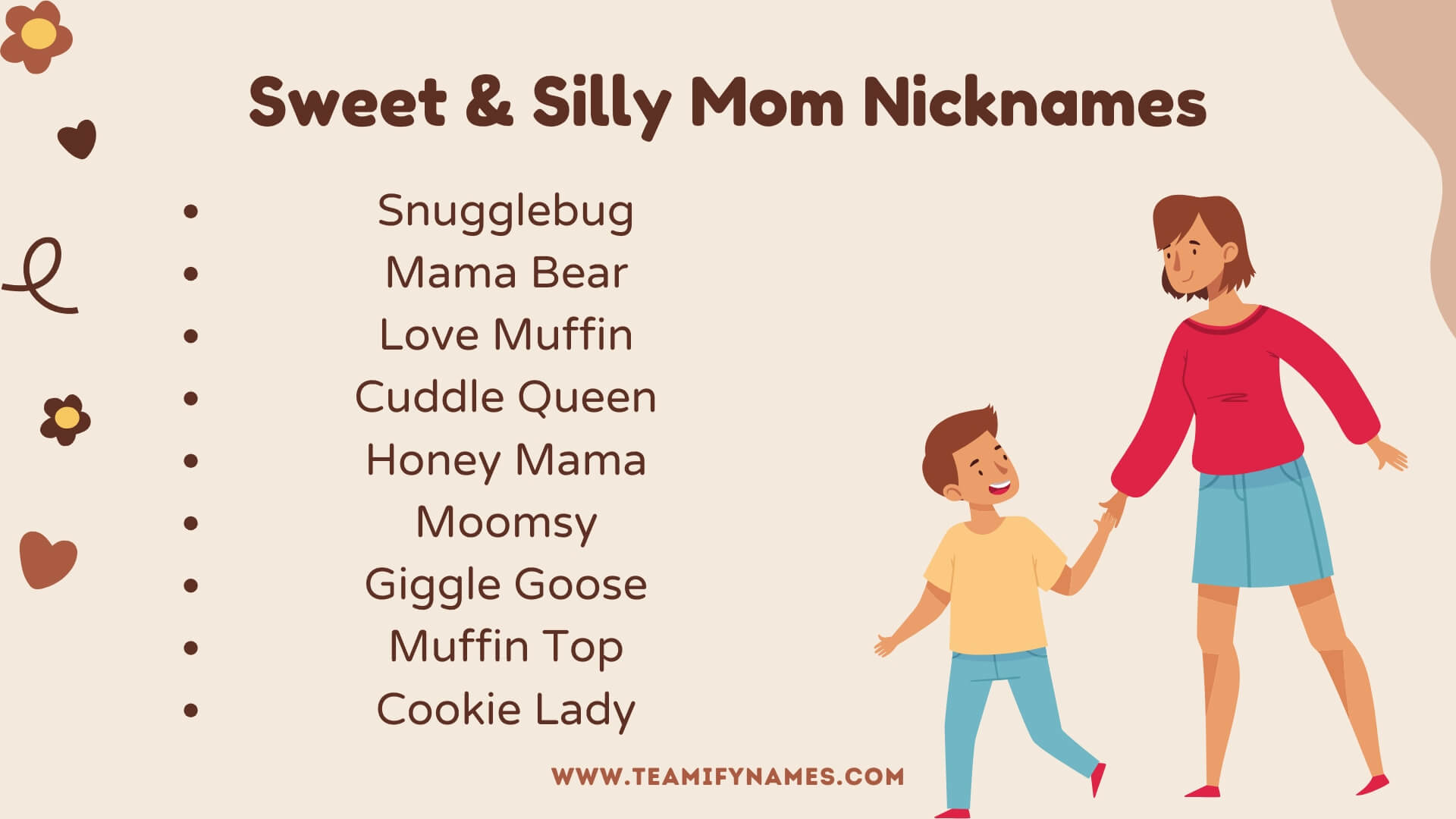 Sweet & Silly Mom Nicknames
