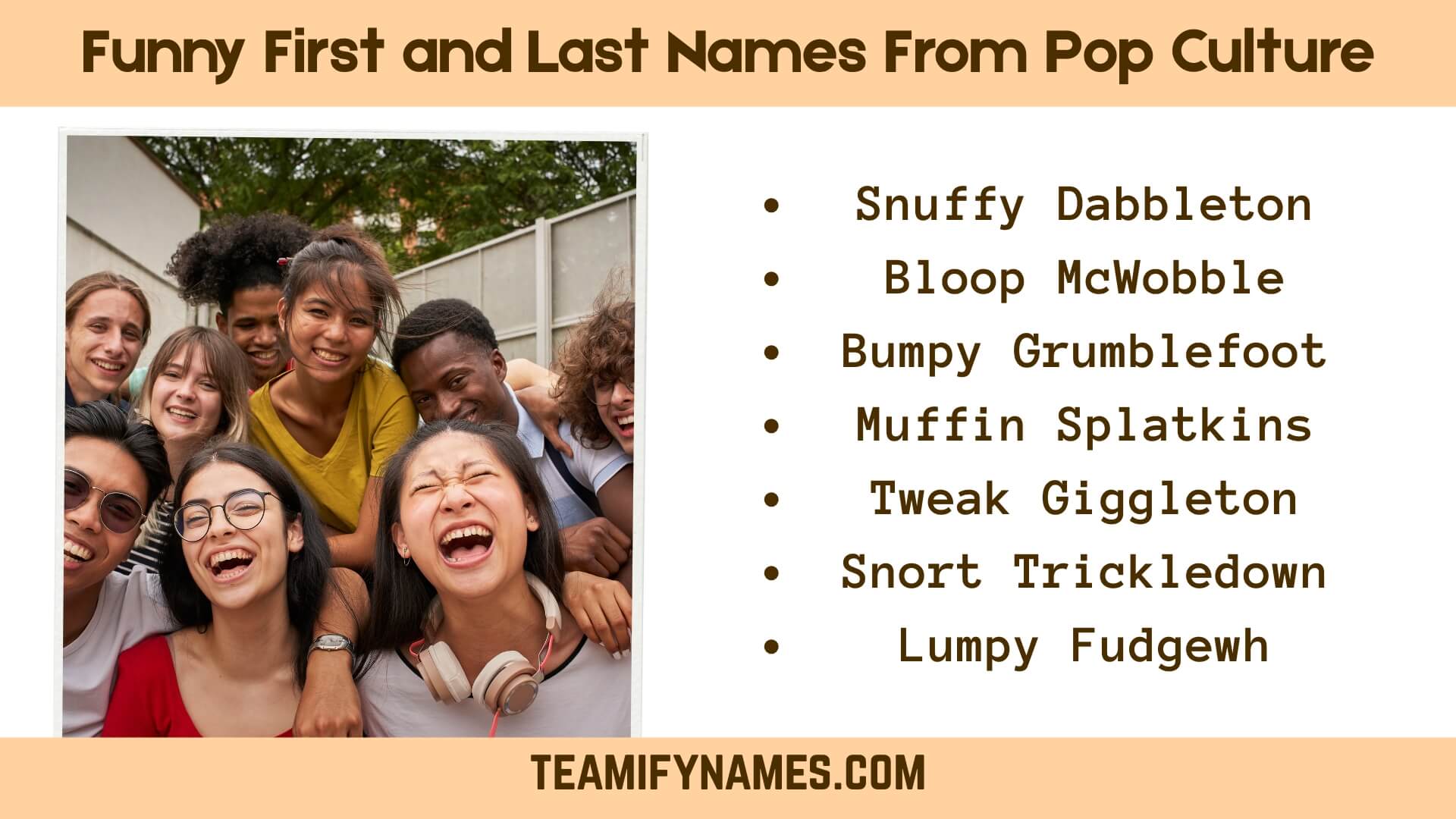 Funny First and Last Names From Pop Culture