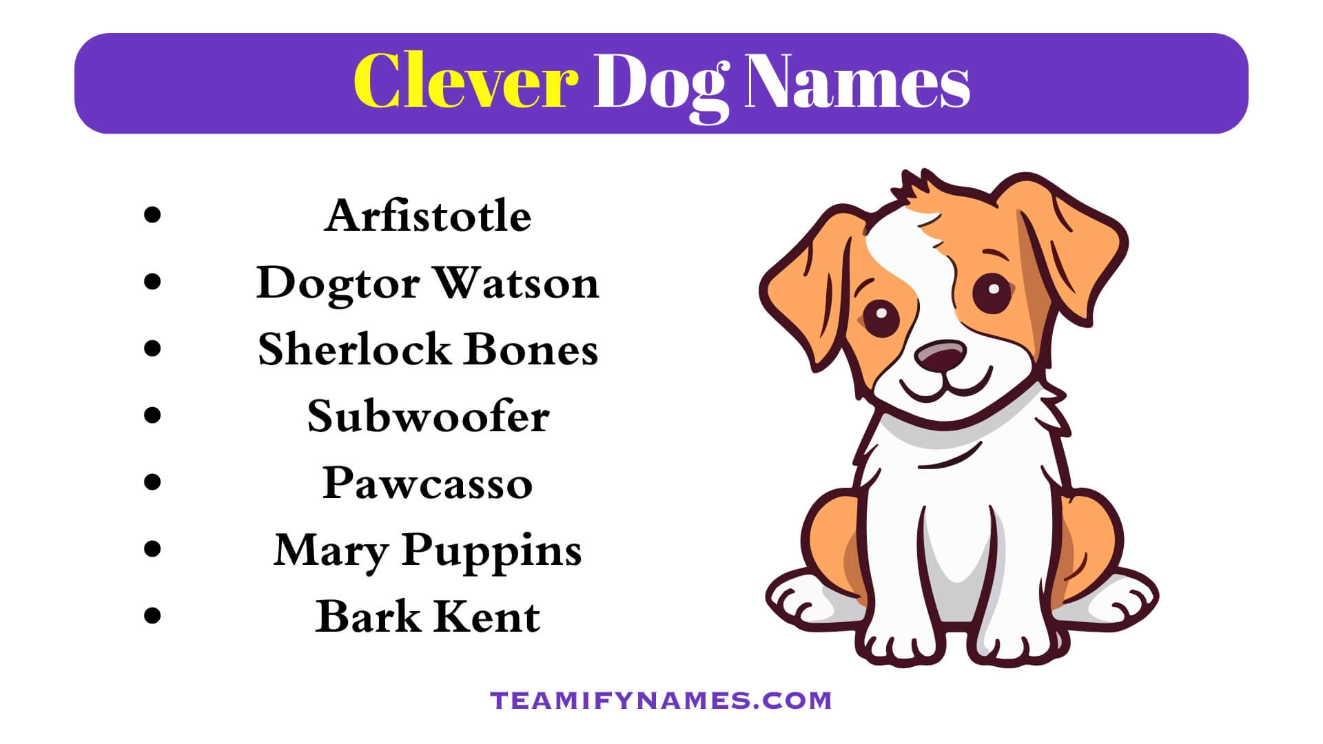 Clever Dog Names
