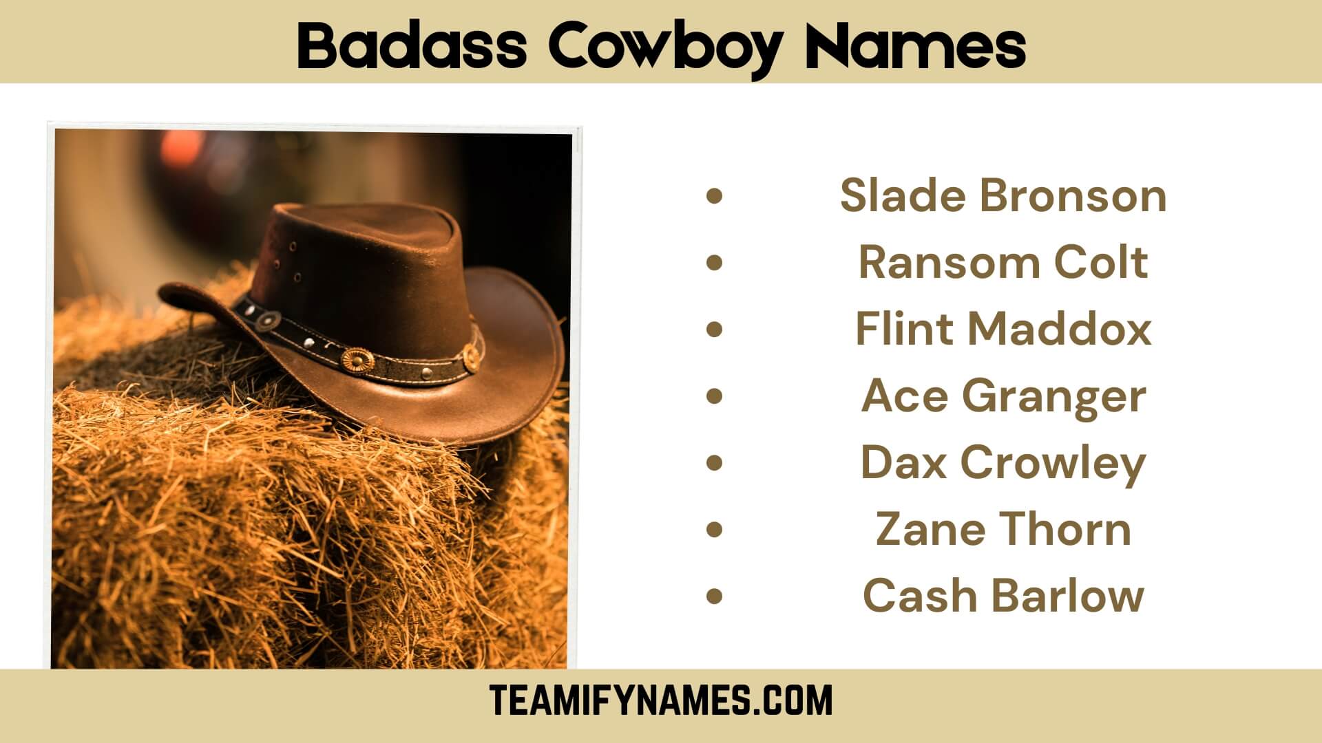 Badass Cowboy Names