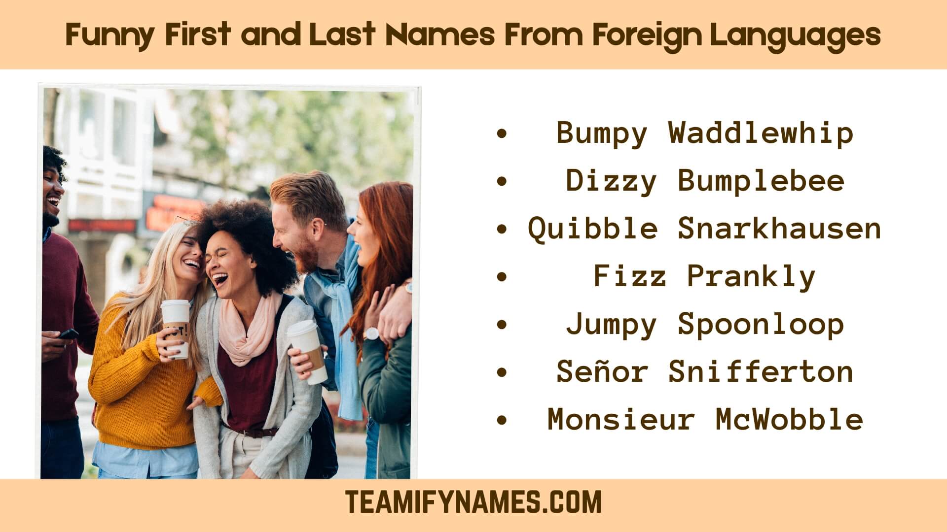 Funny First and Last Names From Foreign Languages