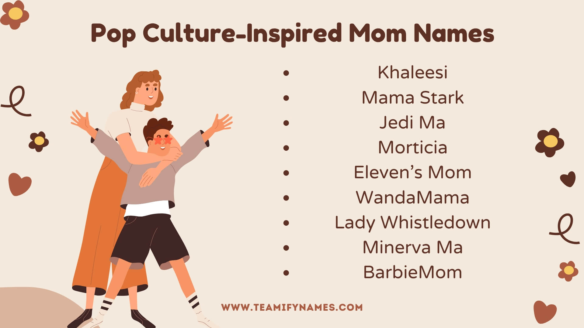 Pop Culture-Inspired Mom Names