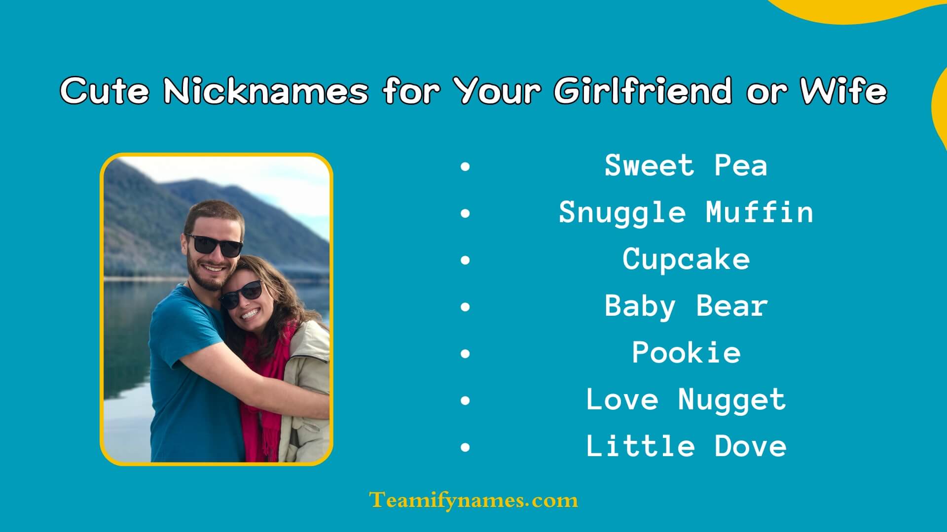 Cute Nicknames for Your Girlfriend or Wife