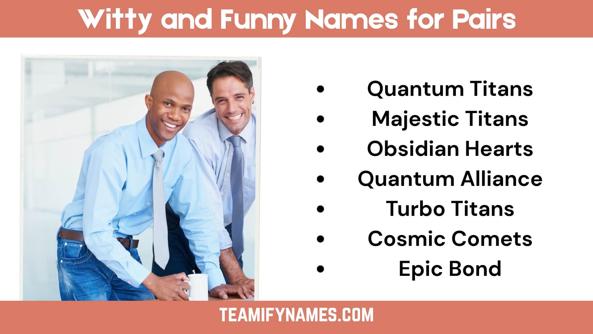 Witty and Funny Names for Pairs