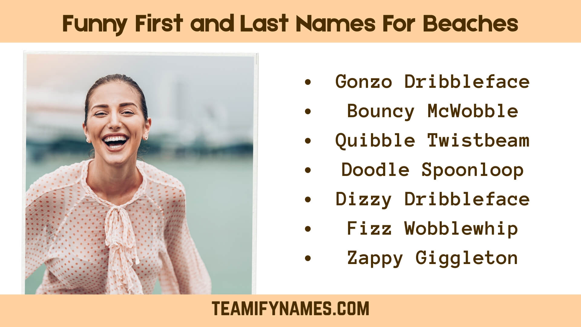 Funny First and Last Names For Beaches