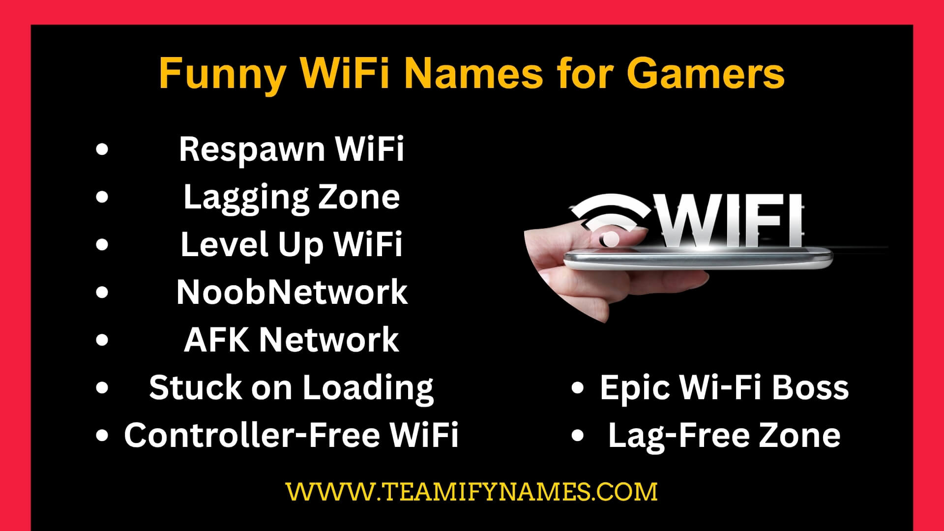 Funny WiFi Names for Gamers