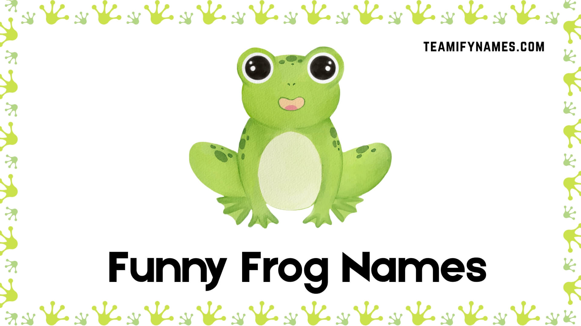 Leap Into Laughter: 550+ Funny Frog Names for Pet Frogs & Toads