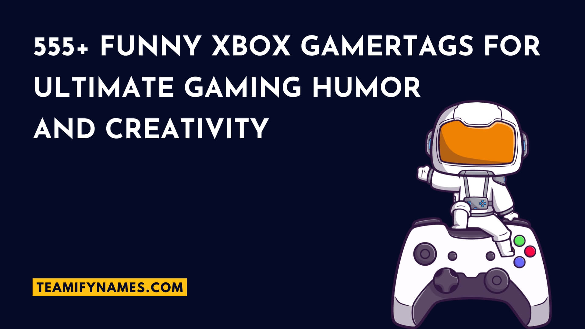 555+ Funny Xbox Gamertags for Ultimate Gaming Humor and Creativity
