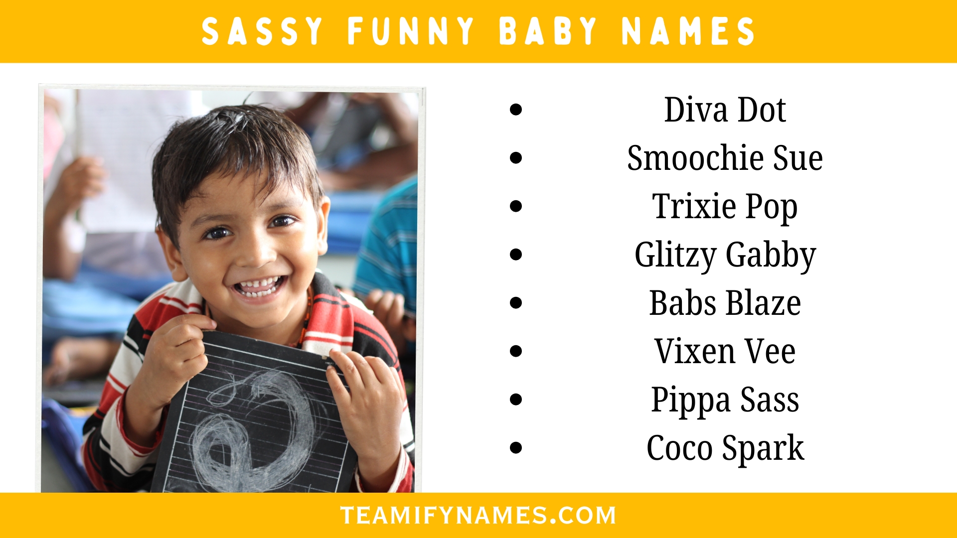 Sassy Funny Baby Names
