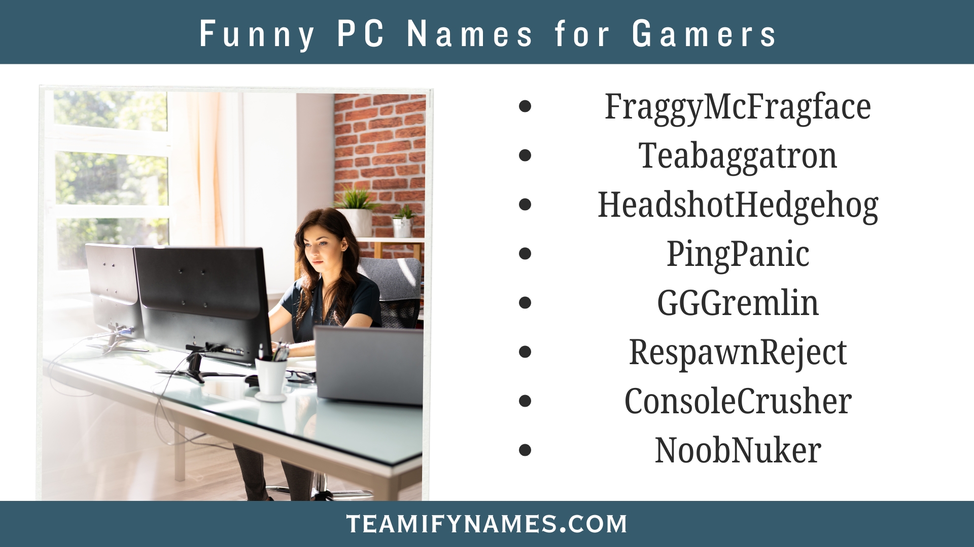 Funny PC Names for Gamers