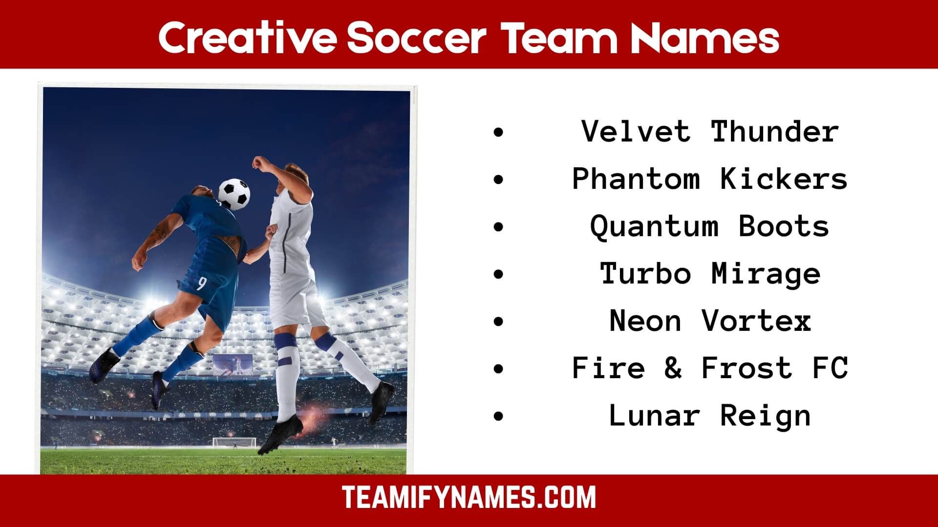Creative Soccer Team Names