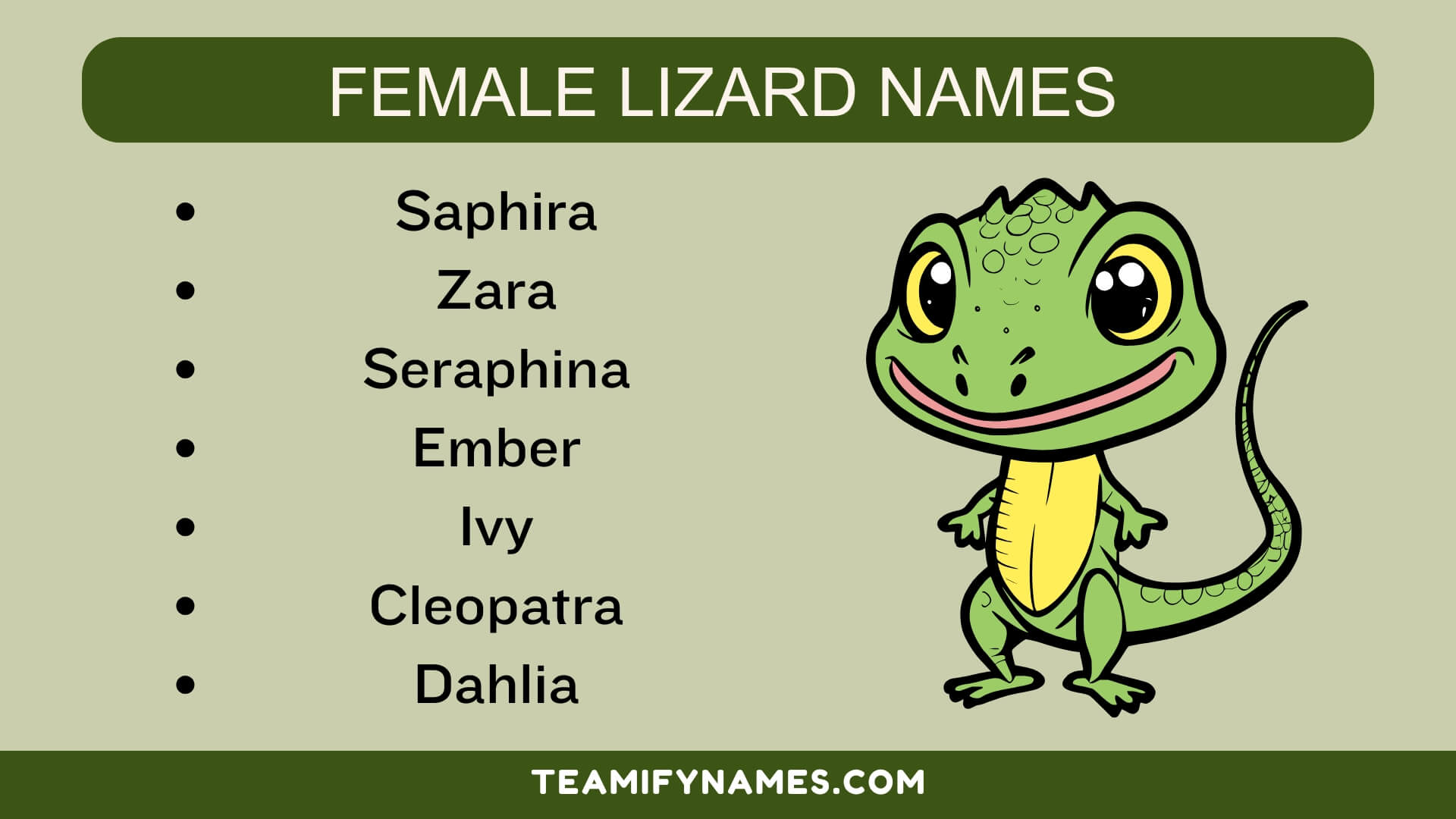 Female Lizard Names