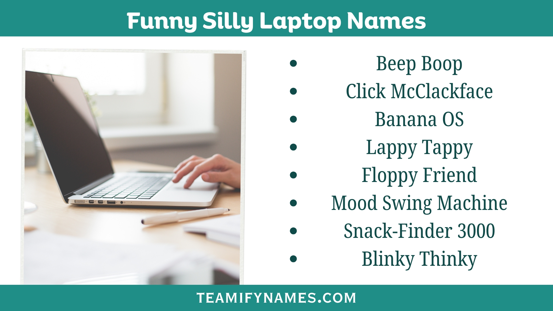 Funny Silly Laptop Names