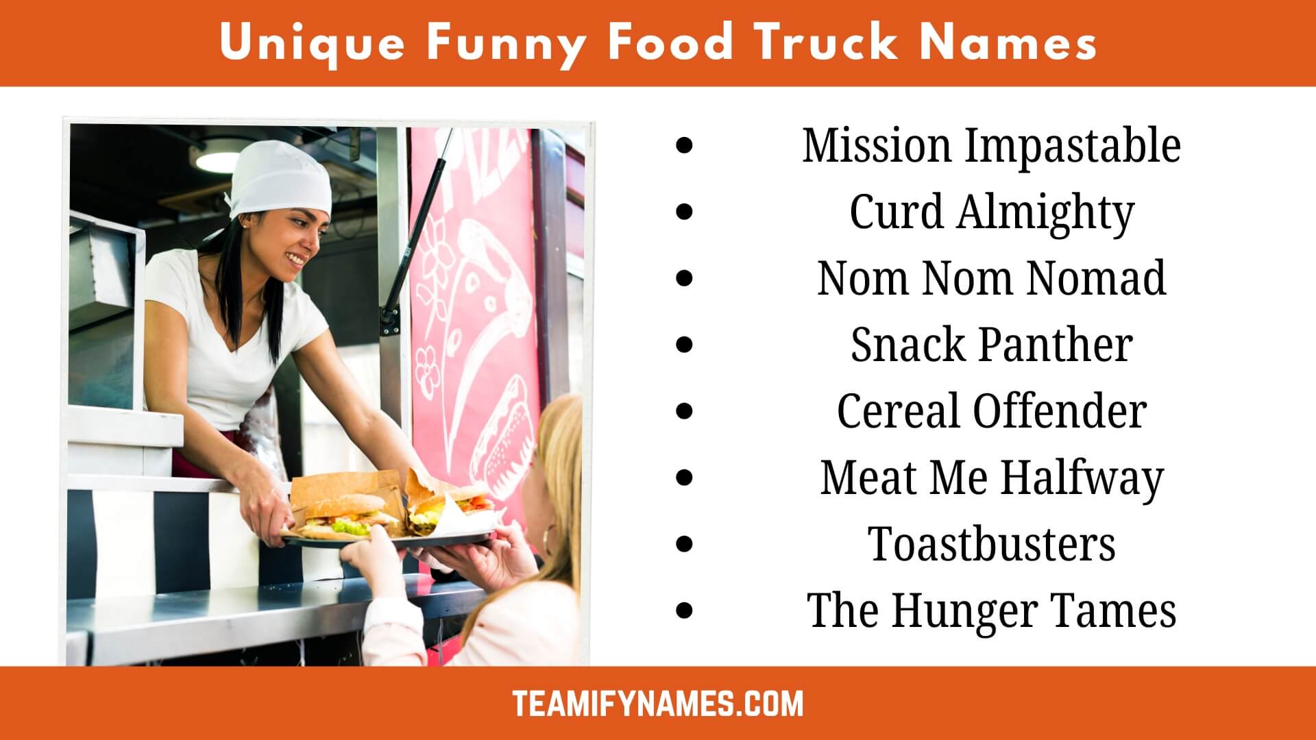 Unique Funny Food Truck Names