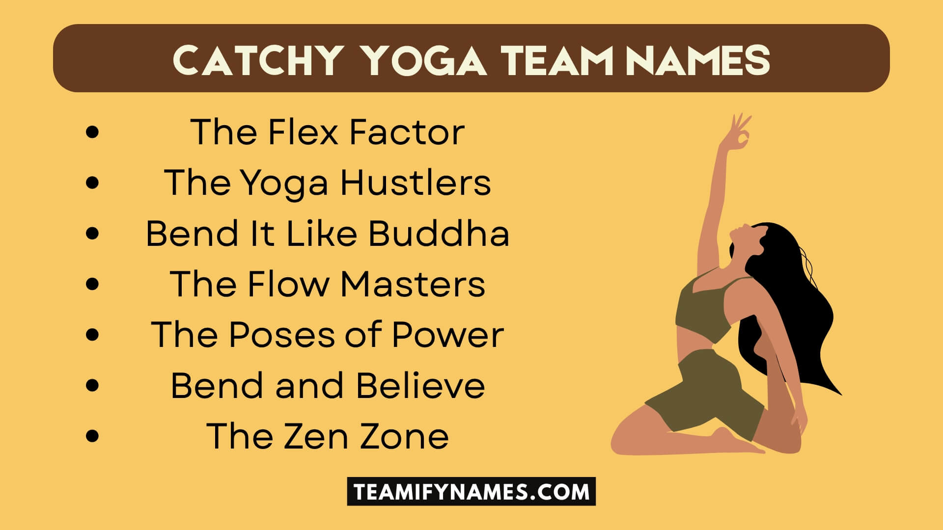 Catchy Yoga Team Names