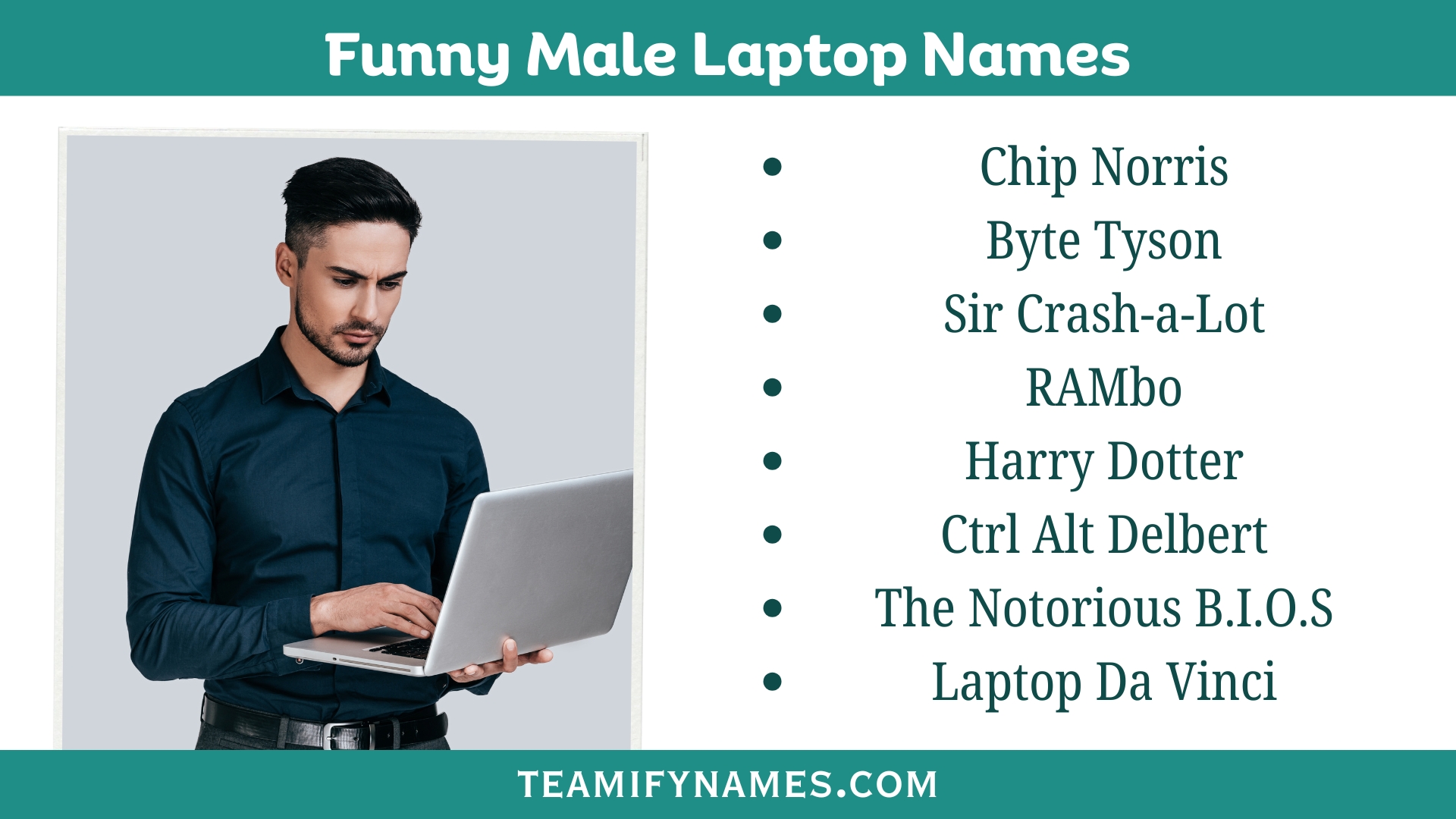 Funny Male Laptop Names