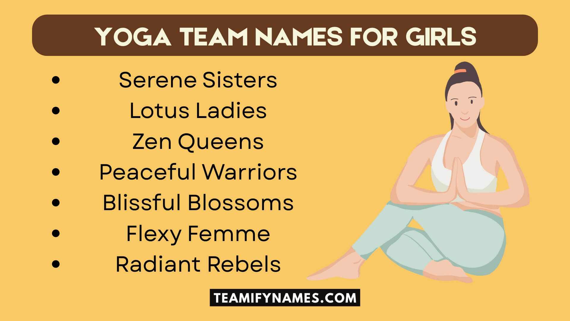 Yoga Team Names For Girls