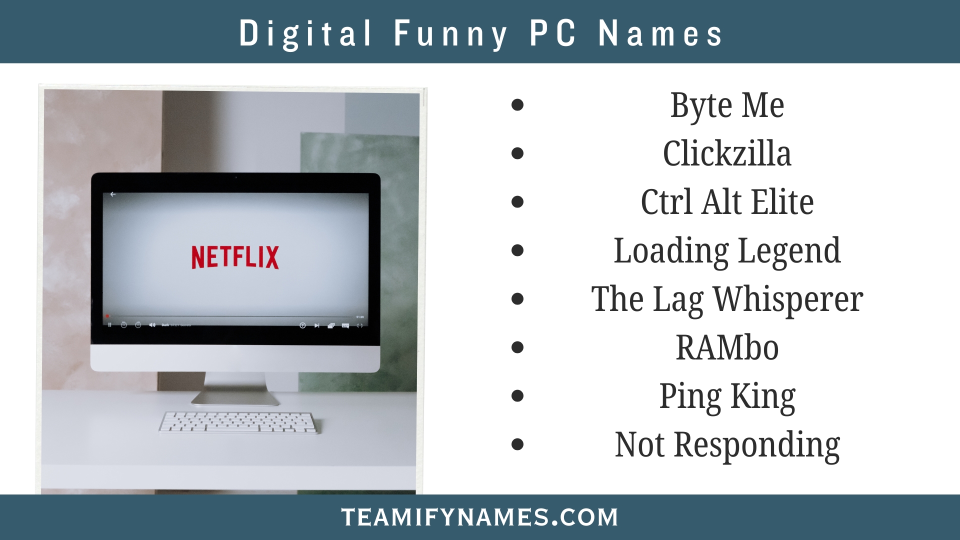 Digital Funny PC Names