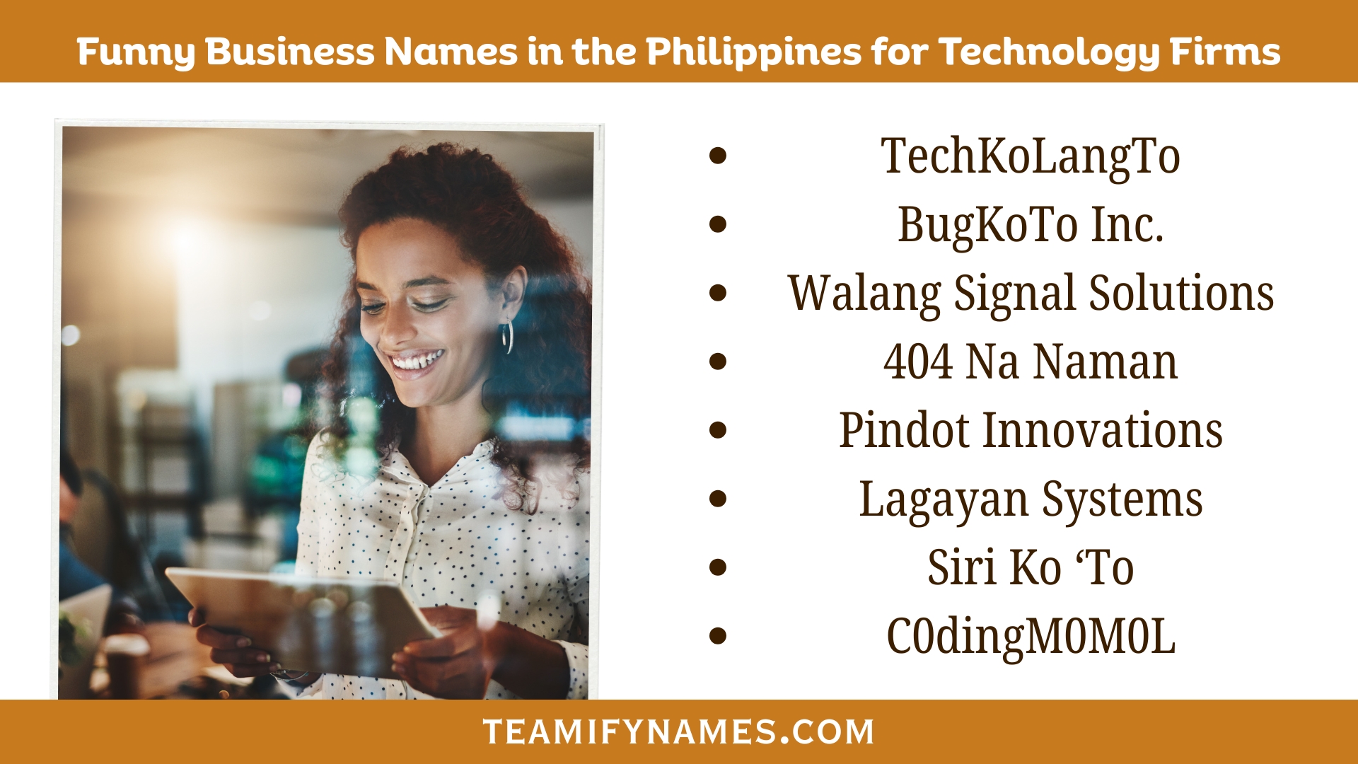Funny Business Names in the Philippines for Technology Firms