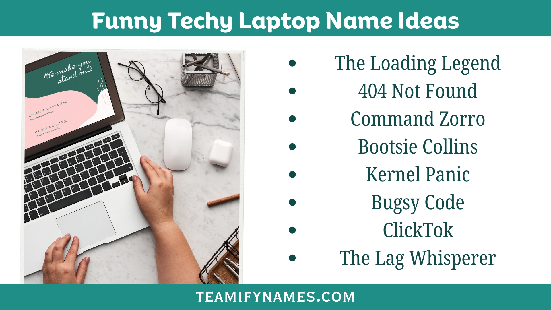 Funny Techy Laptop Name Ideas