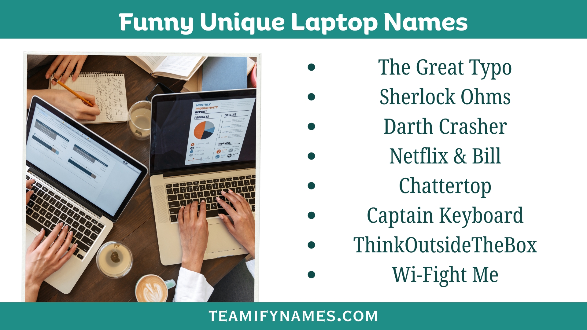Funny Unique Laptop Names