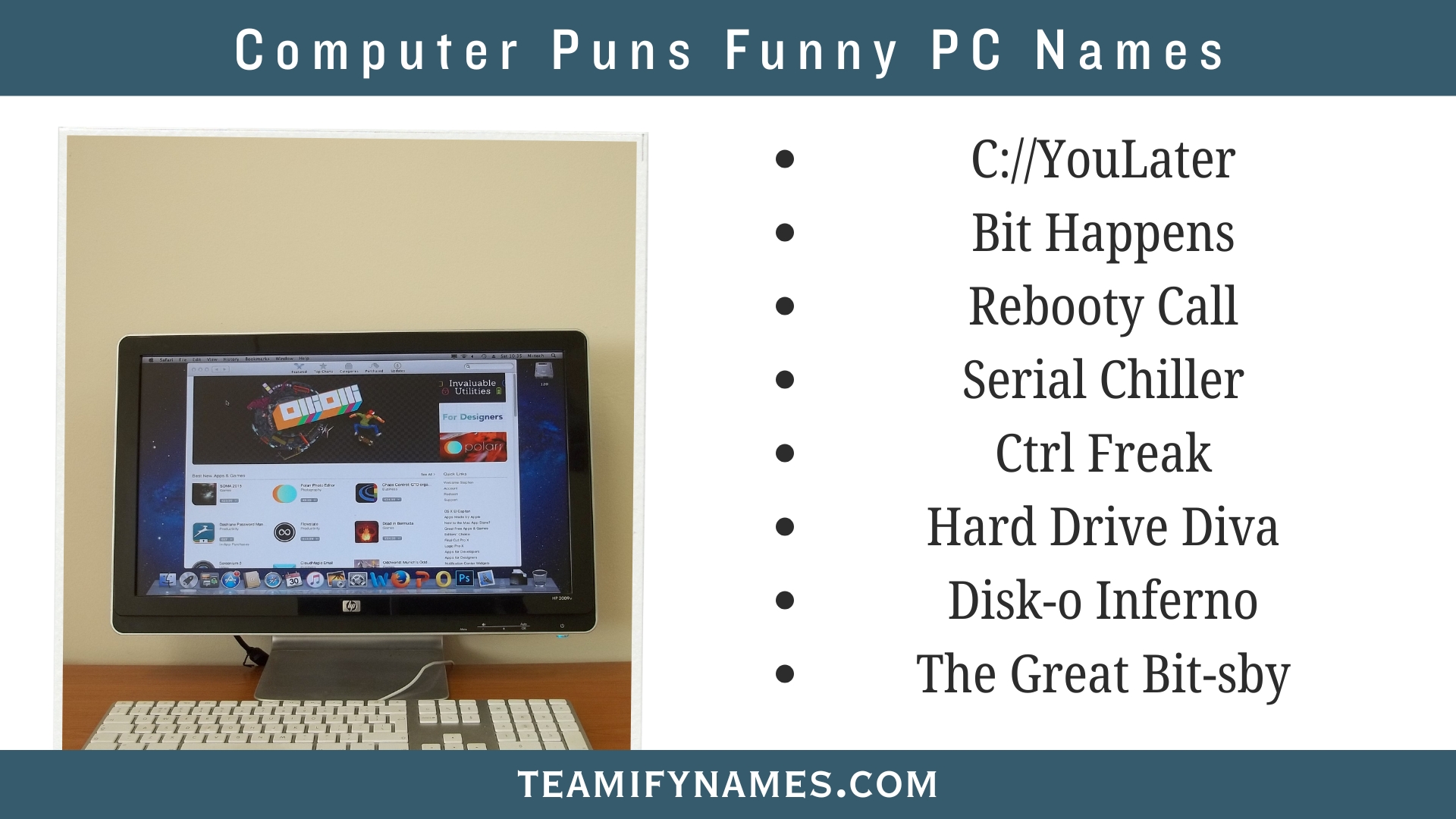Computer Puns Funny PC Names