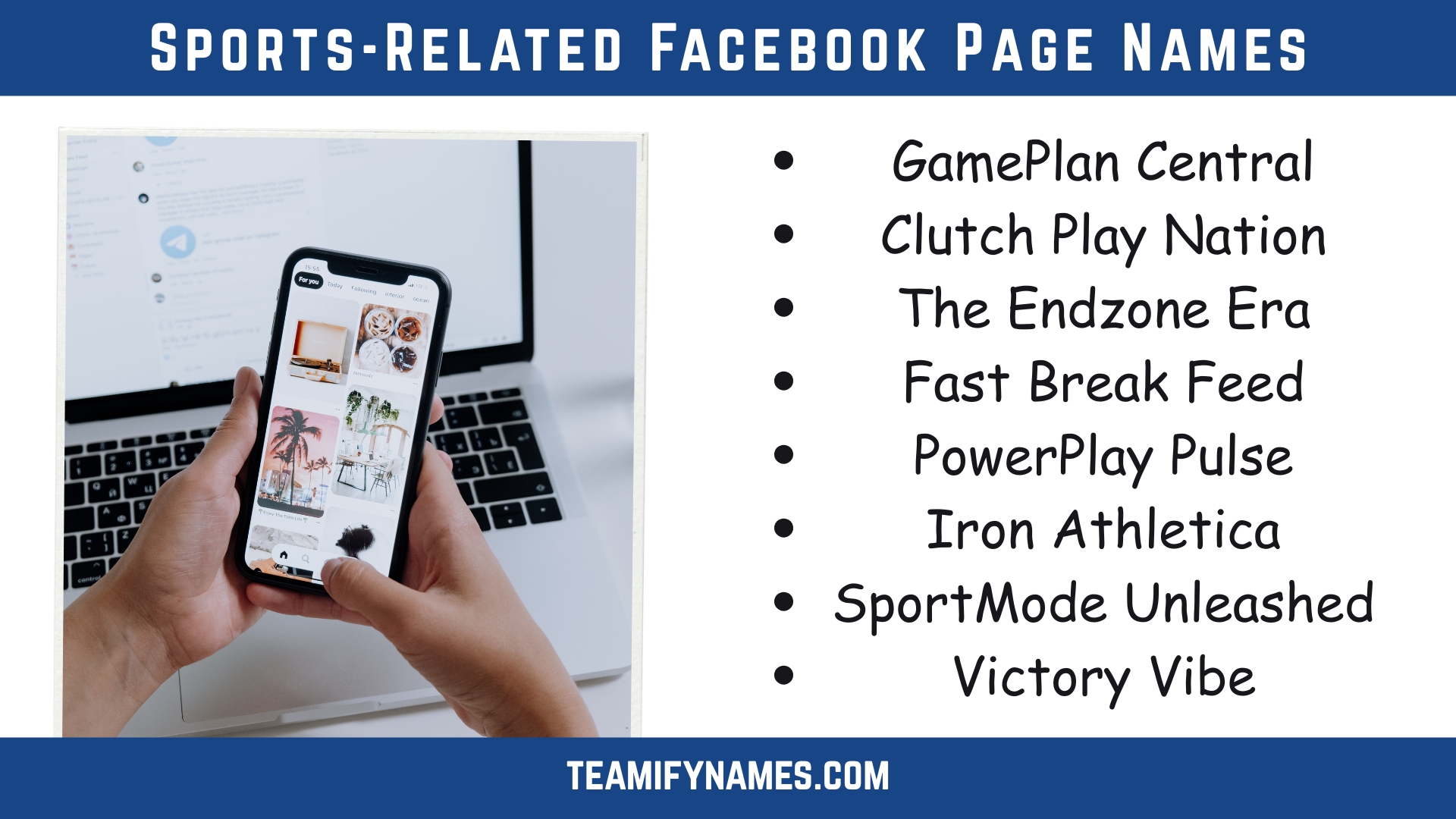 Sports-Related Facebook Page Names