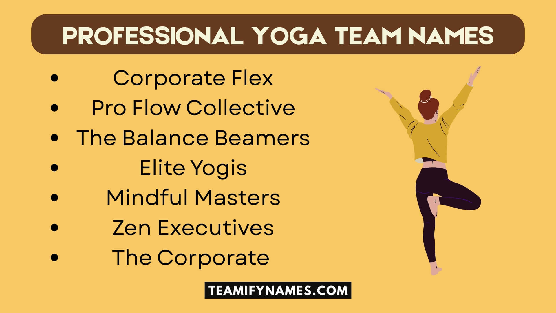 Professional Yoga Team Names