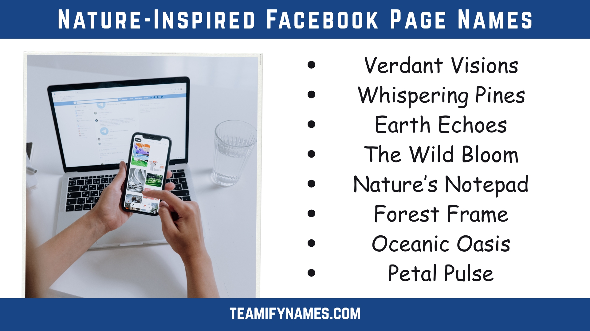 Nature-Inspired Facebook Page Names