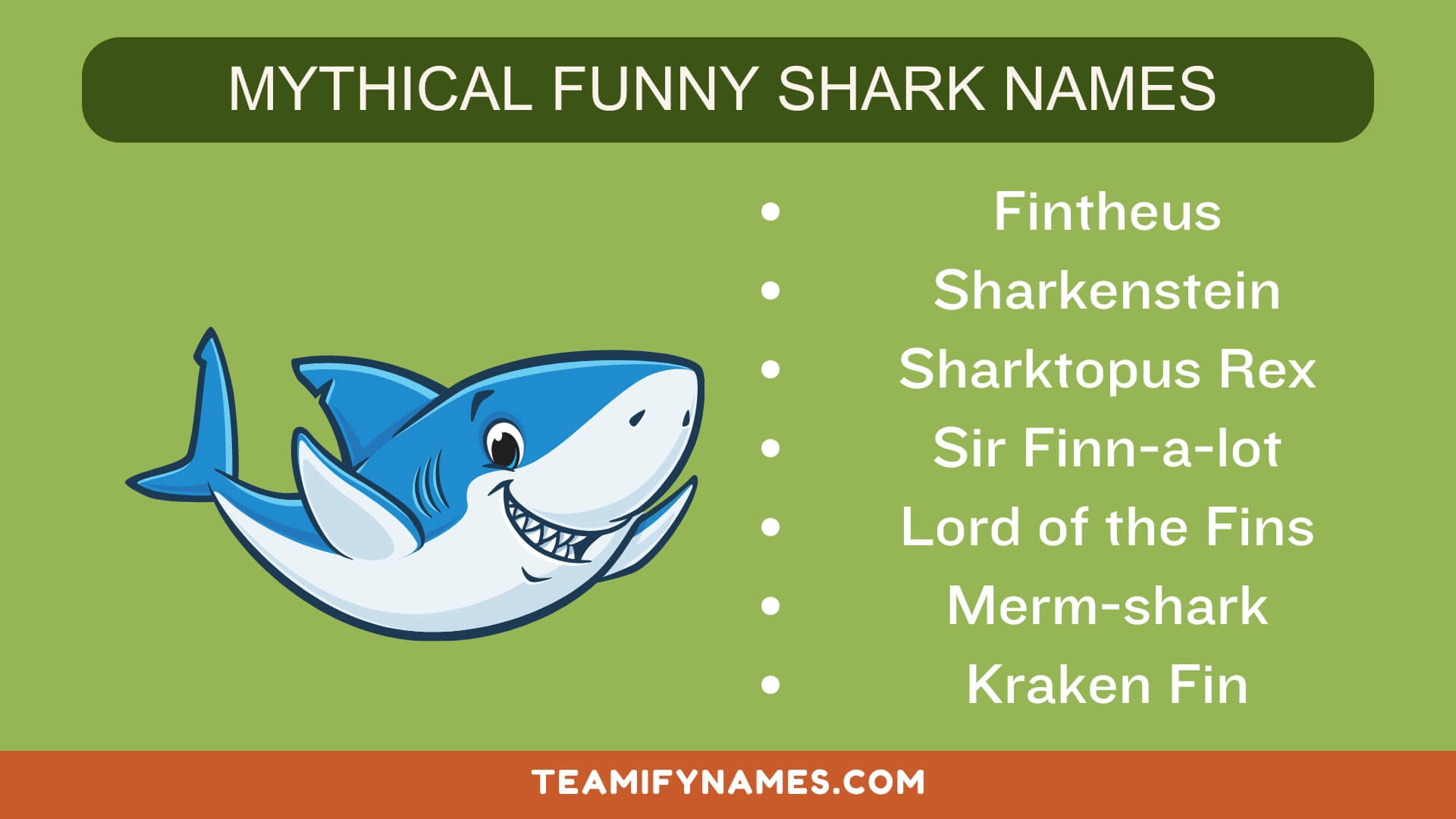 Mythical Funny Shark Names