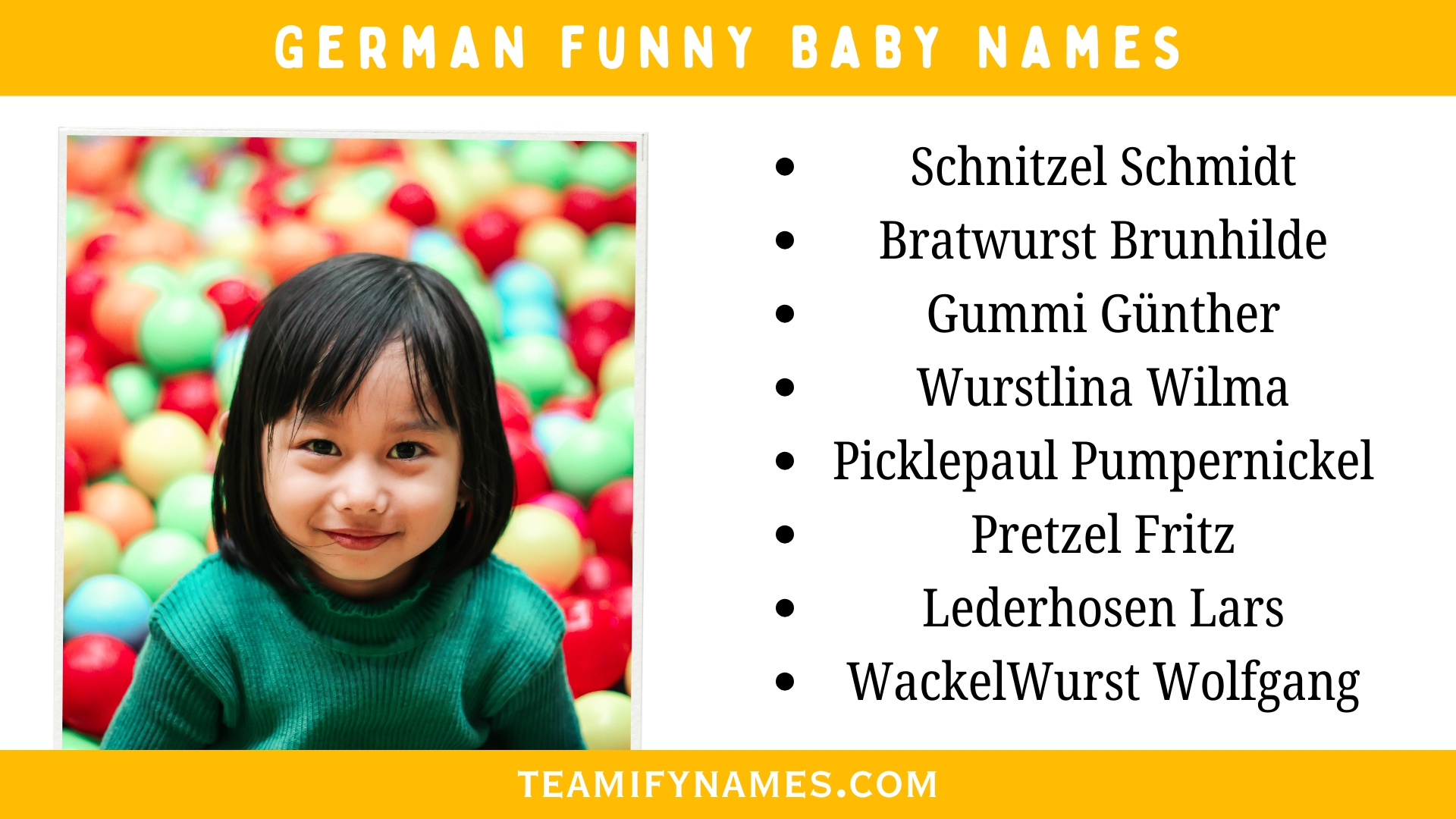 German Funny Baby Names
