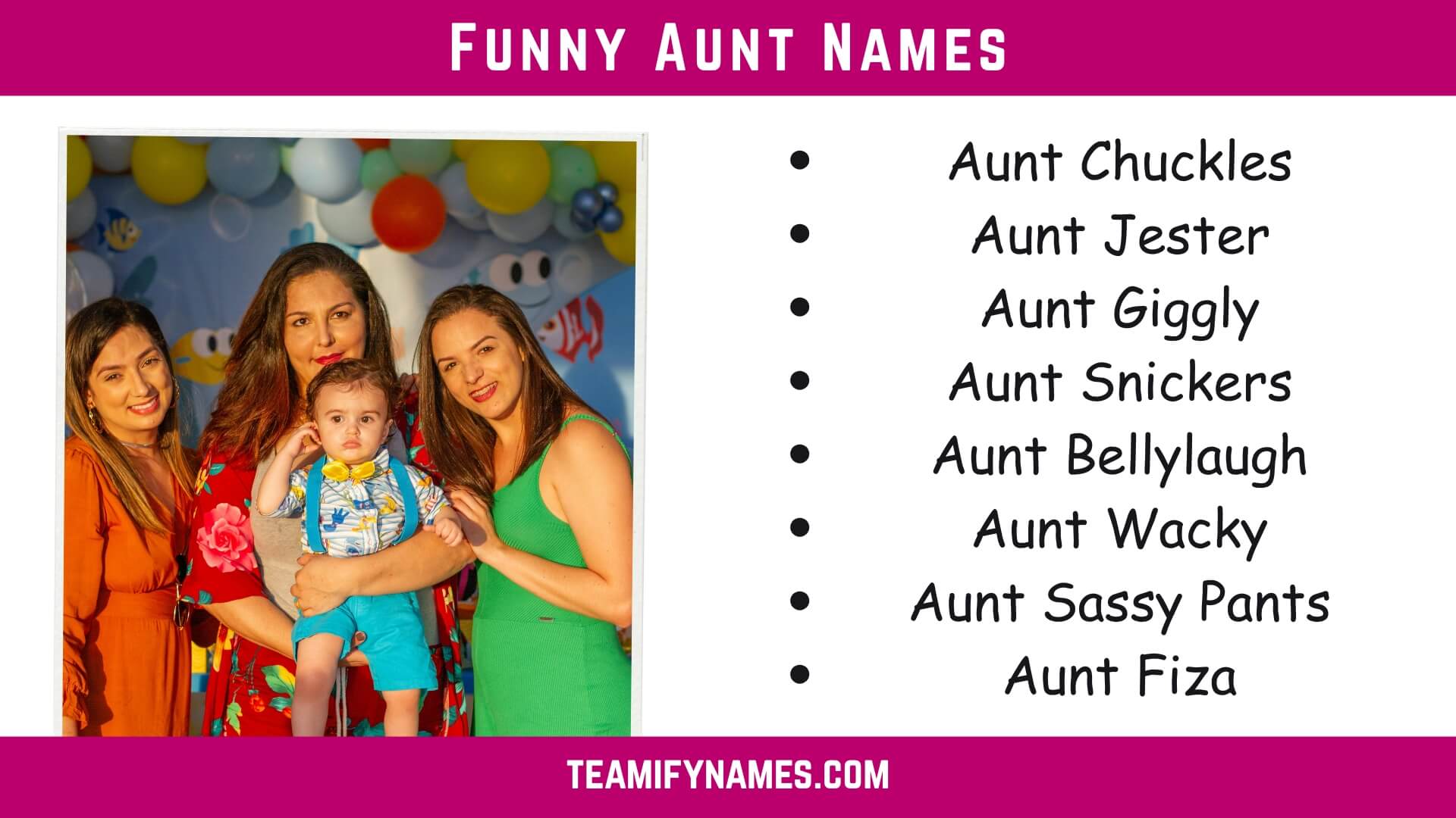 Funny Aunt Names