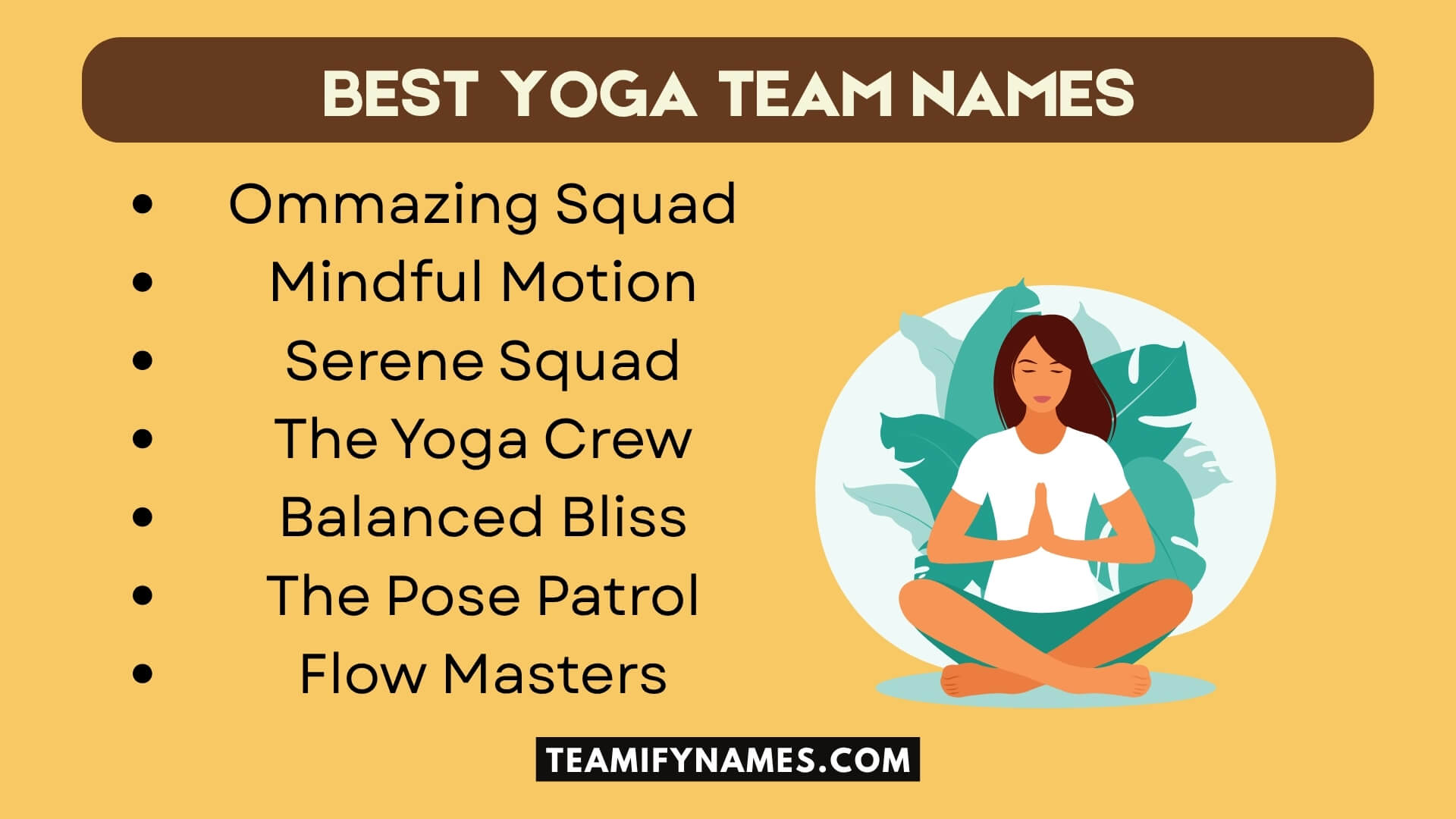 Best Yoga Team Names