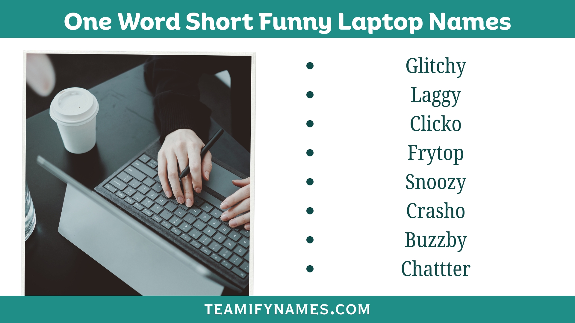 One Word Short Funny Laptop Names