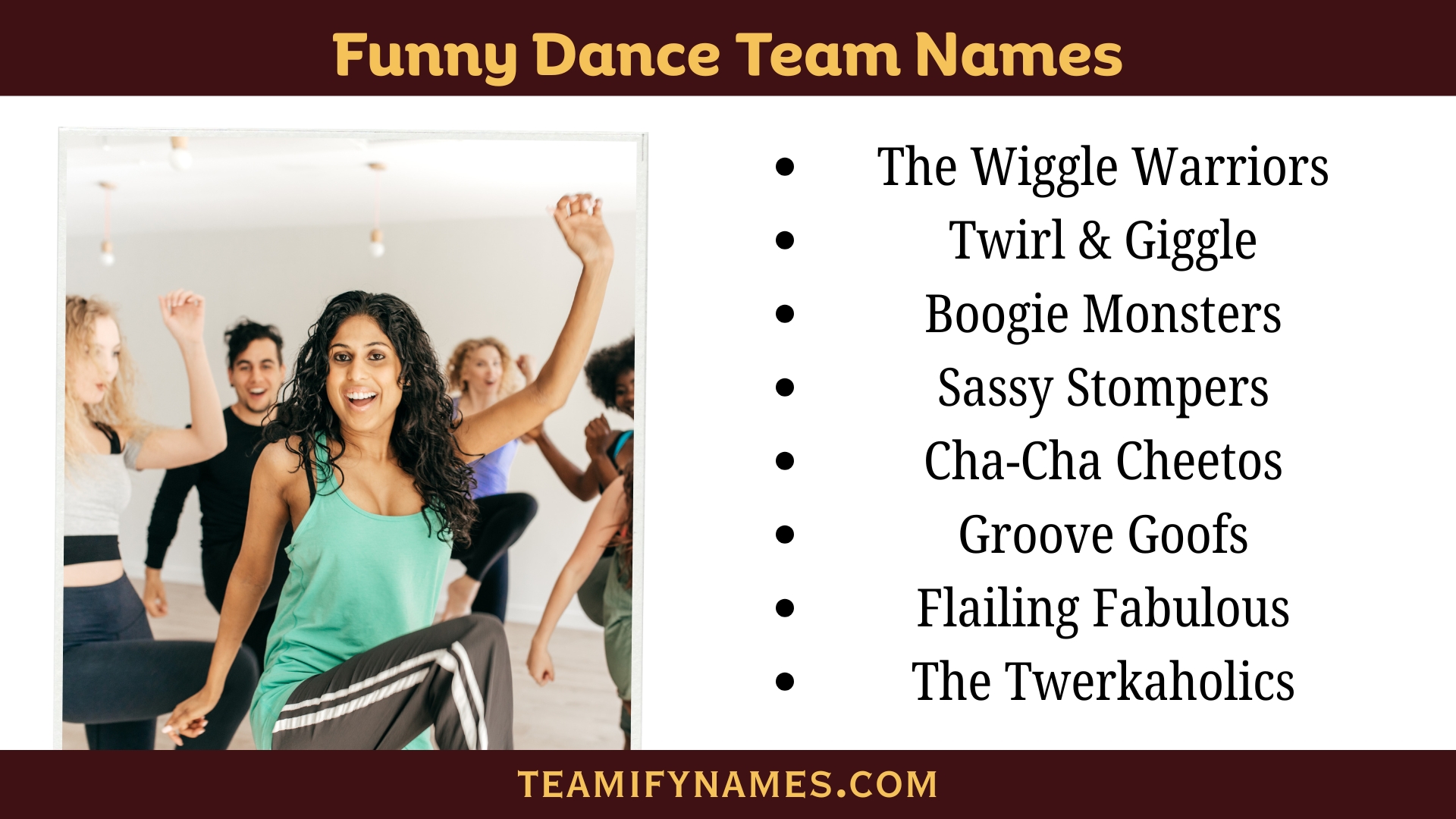 Funny Dance Team Names