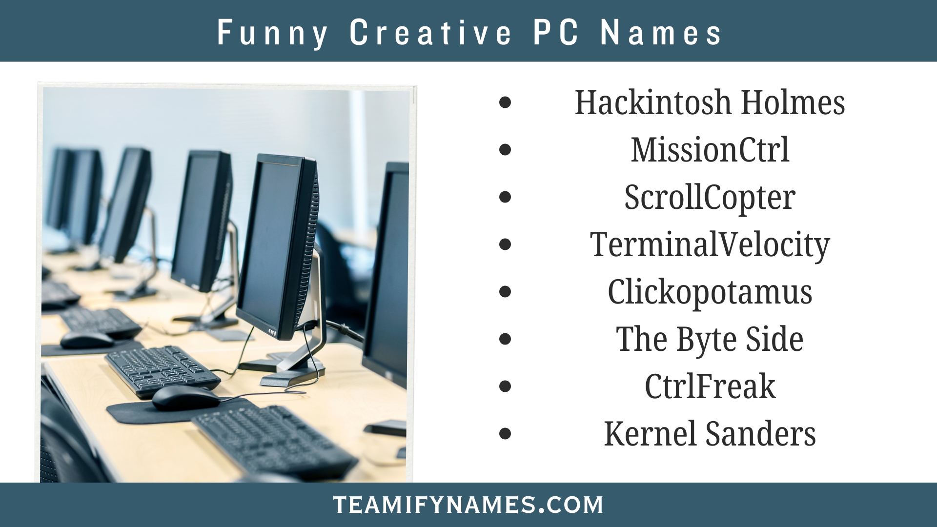 Funny Creative PC Names