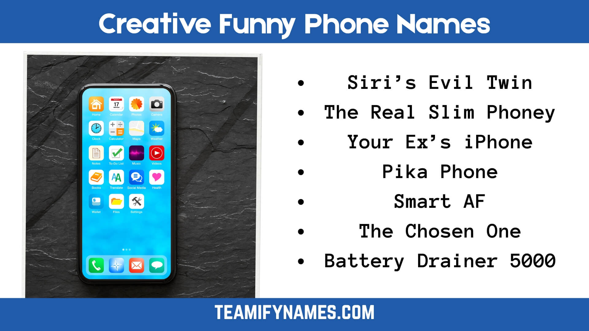 Creative Funny Phone Names