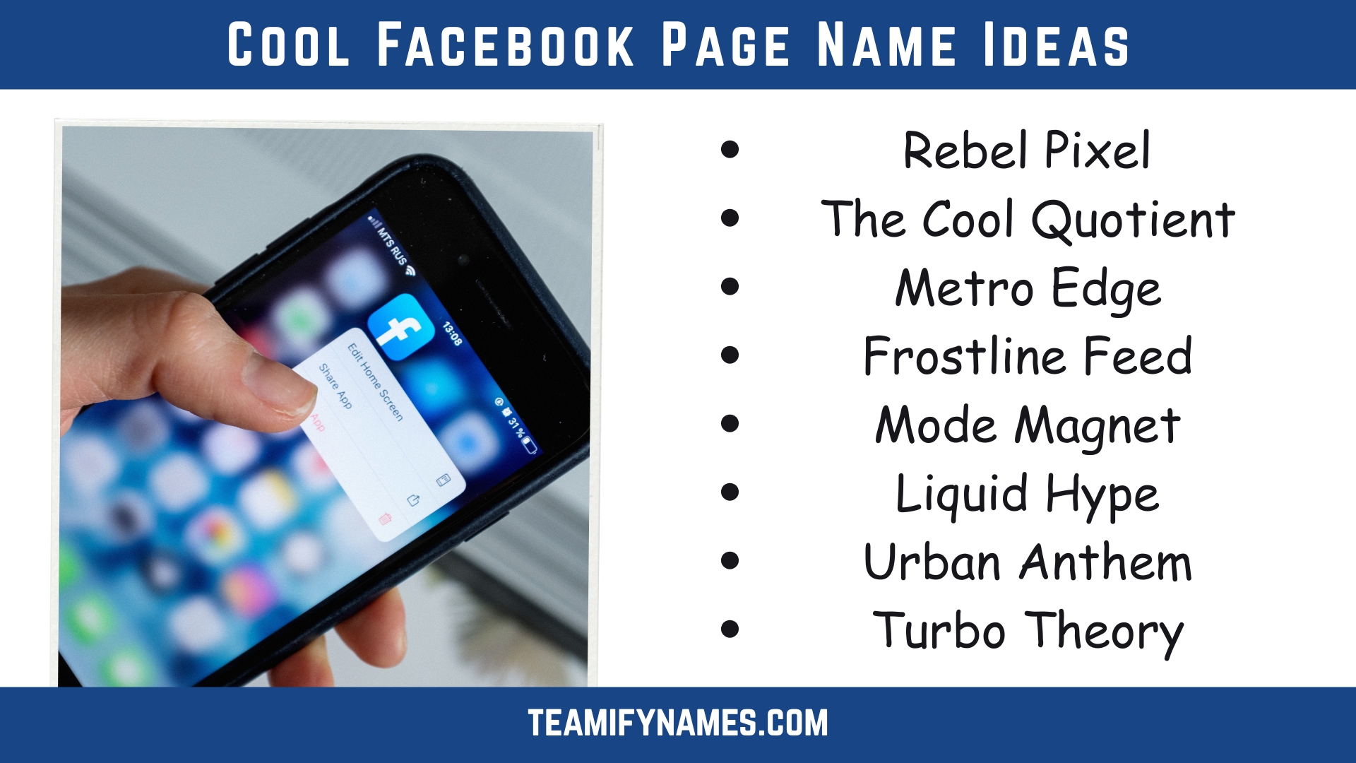 Cool Facebook Page Name Ideas