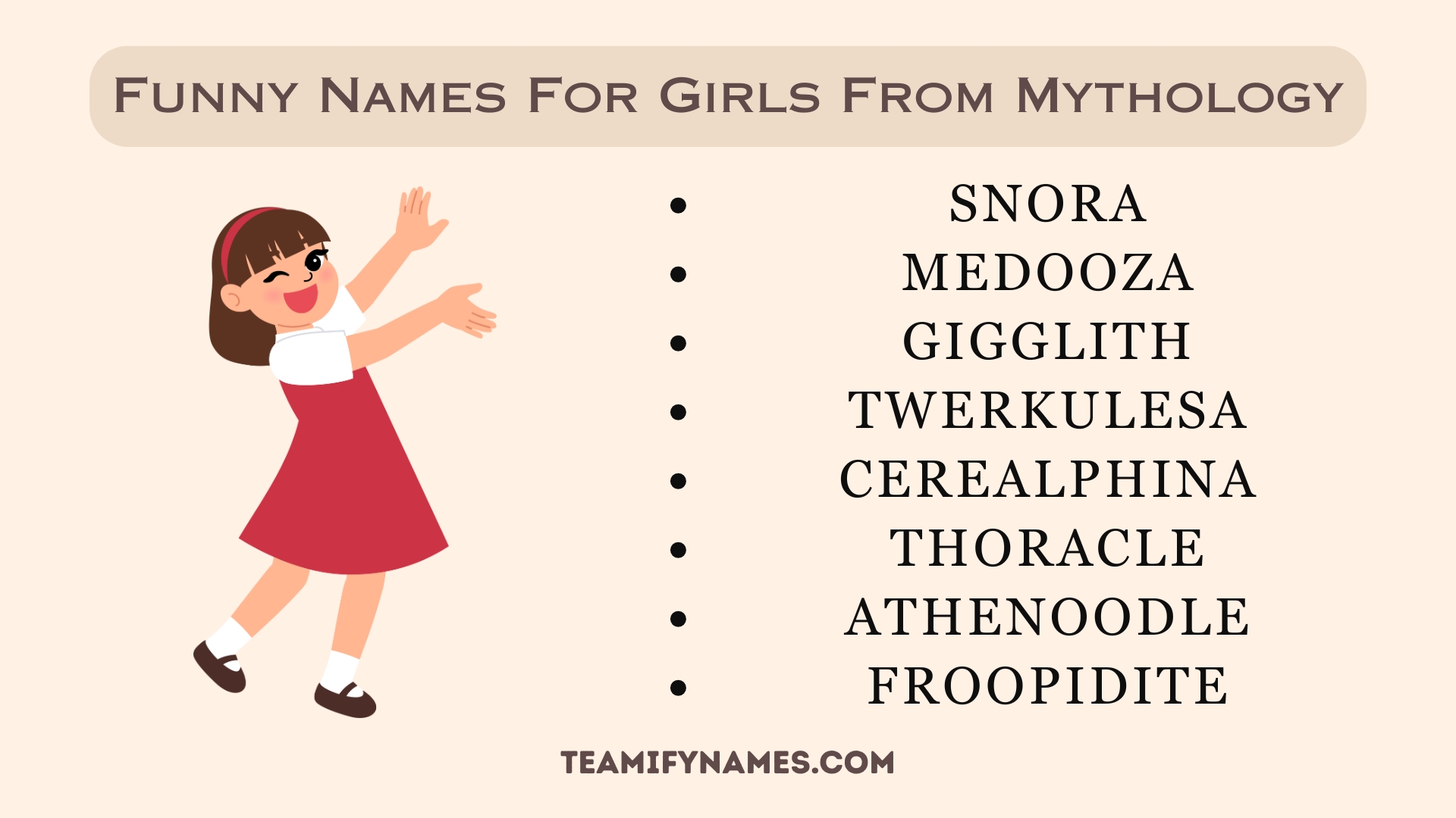 Funny Names For Girls From Mythology