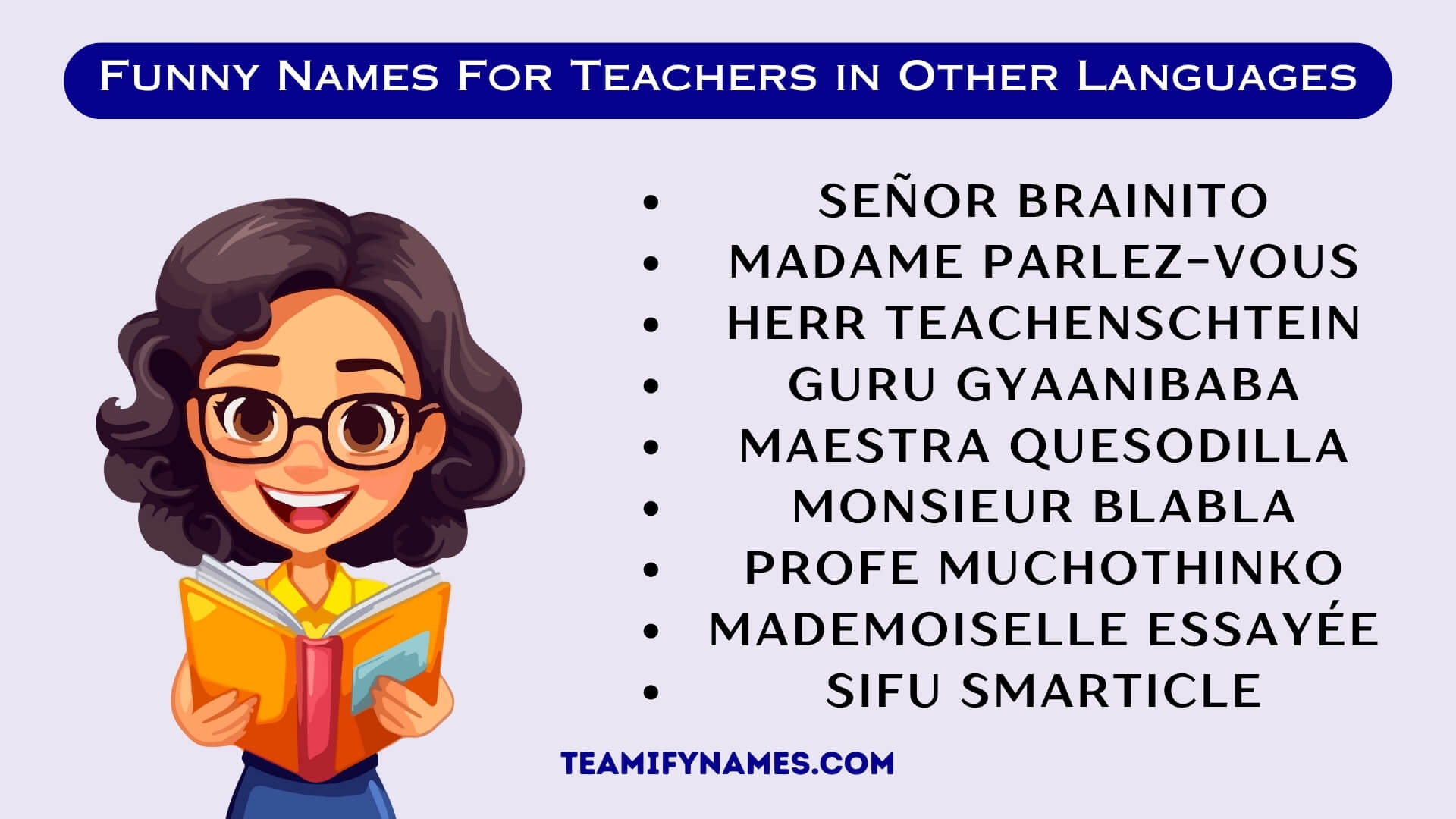 Funny Names For Teachers in Other Languages