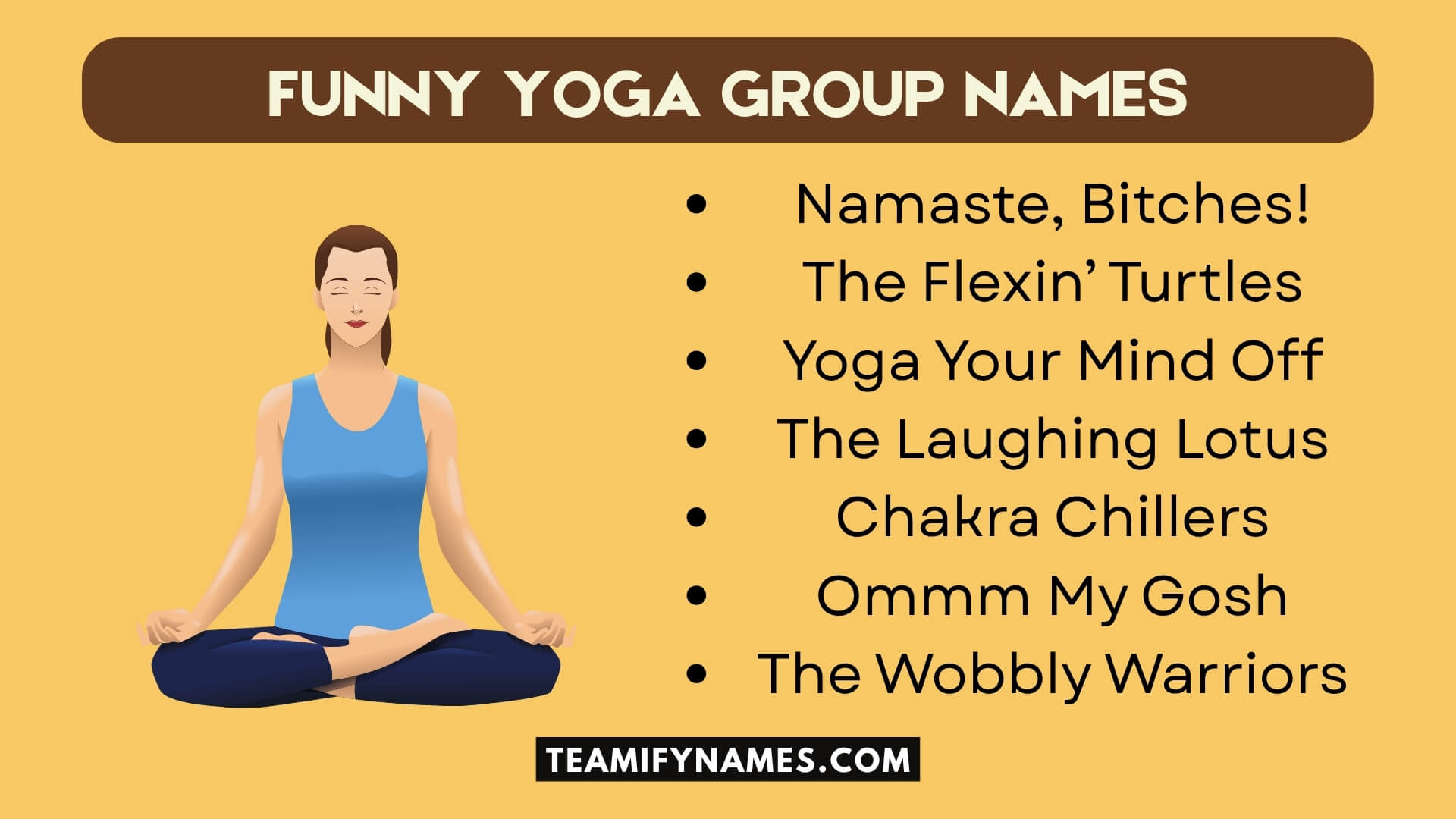 Funny Yoga Group Names